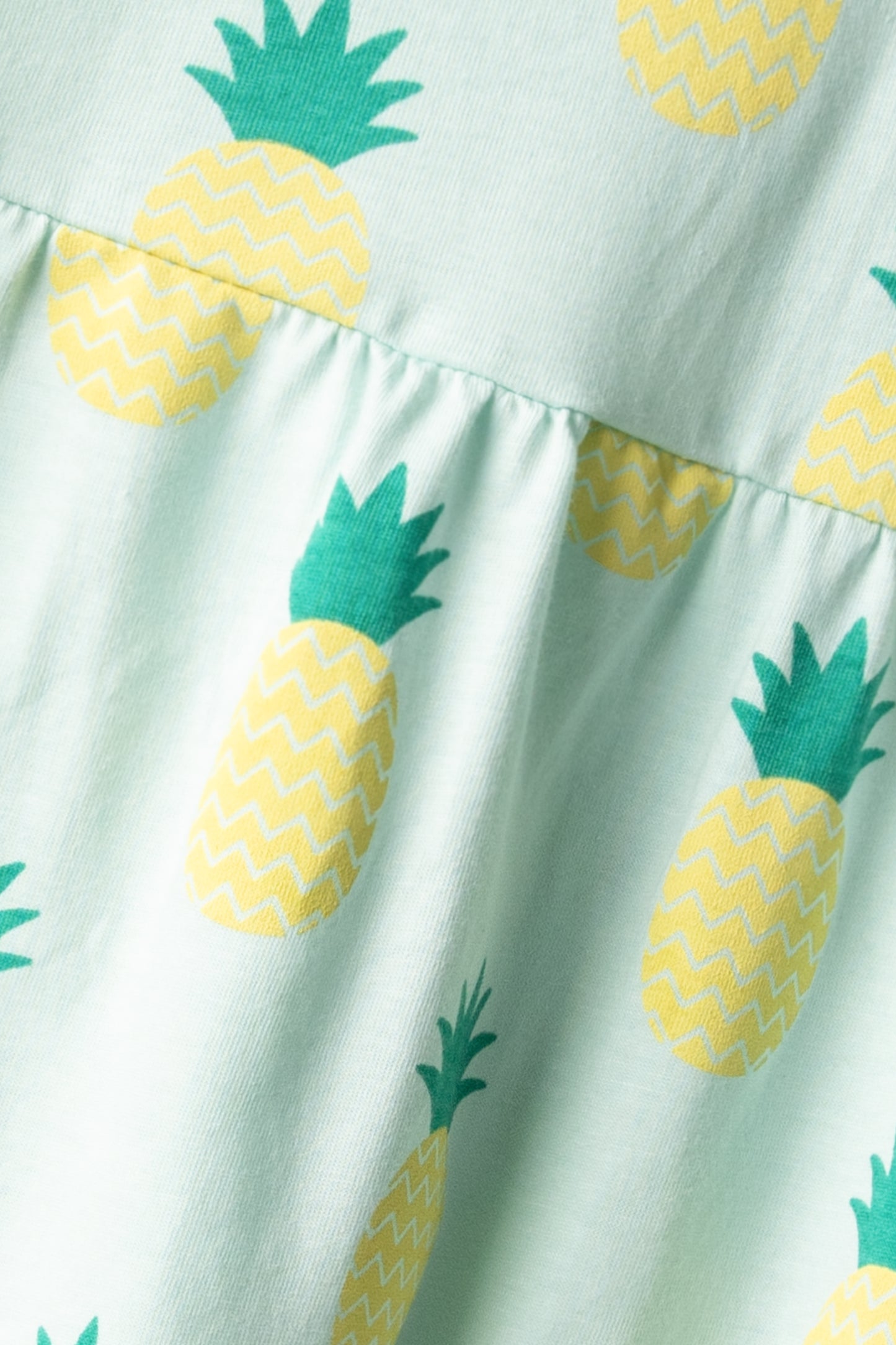 Mint Pineapple Jersey Frock
