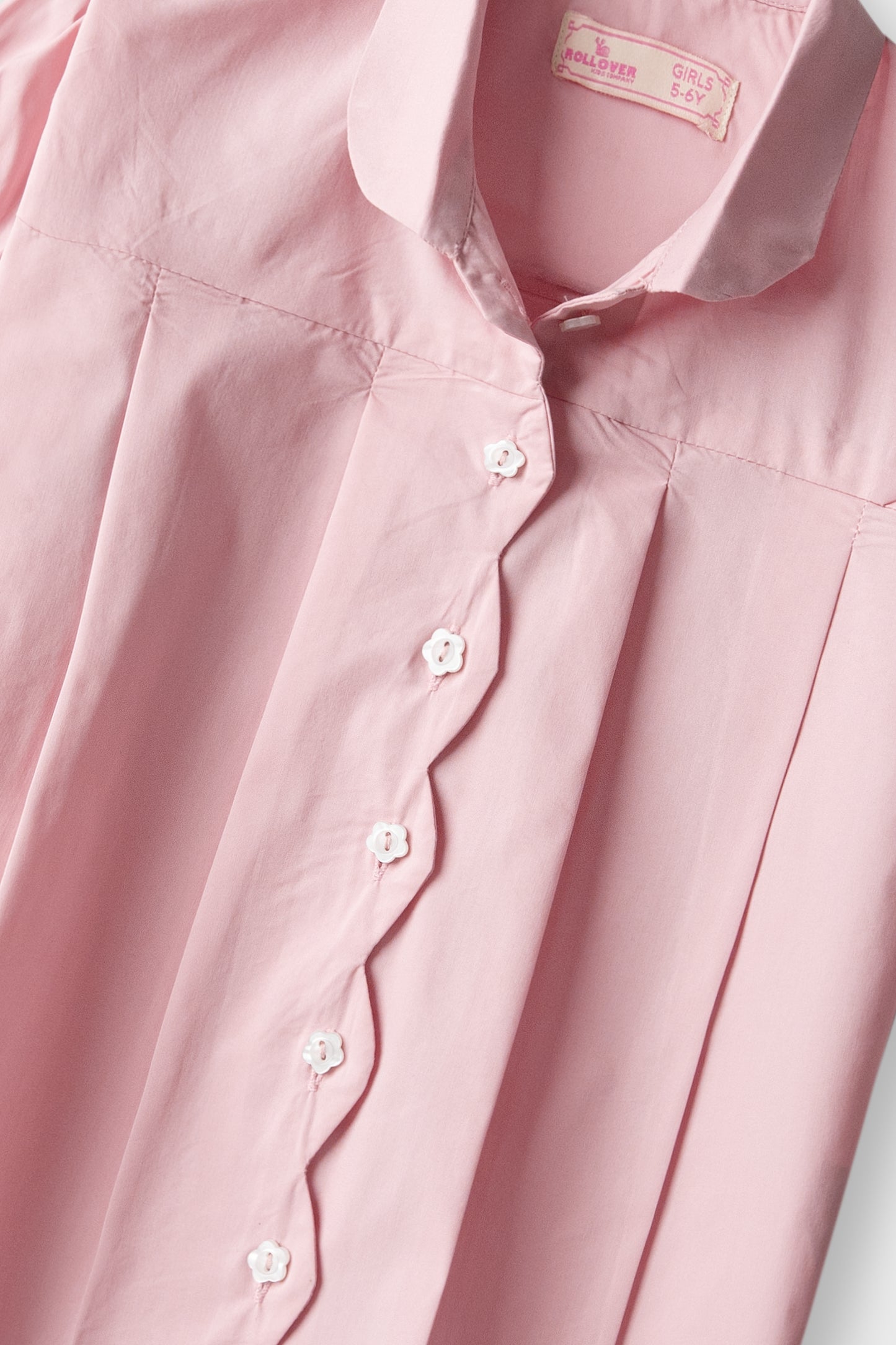 Blush Pink Wavy Cotton Top