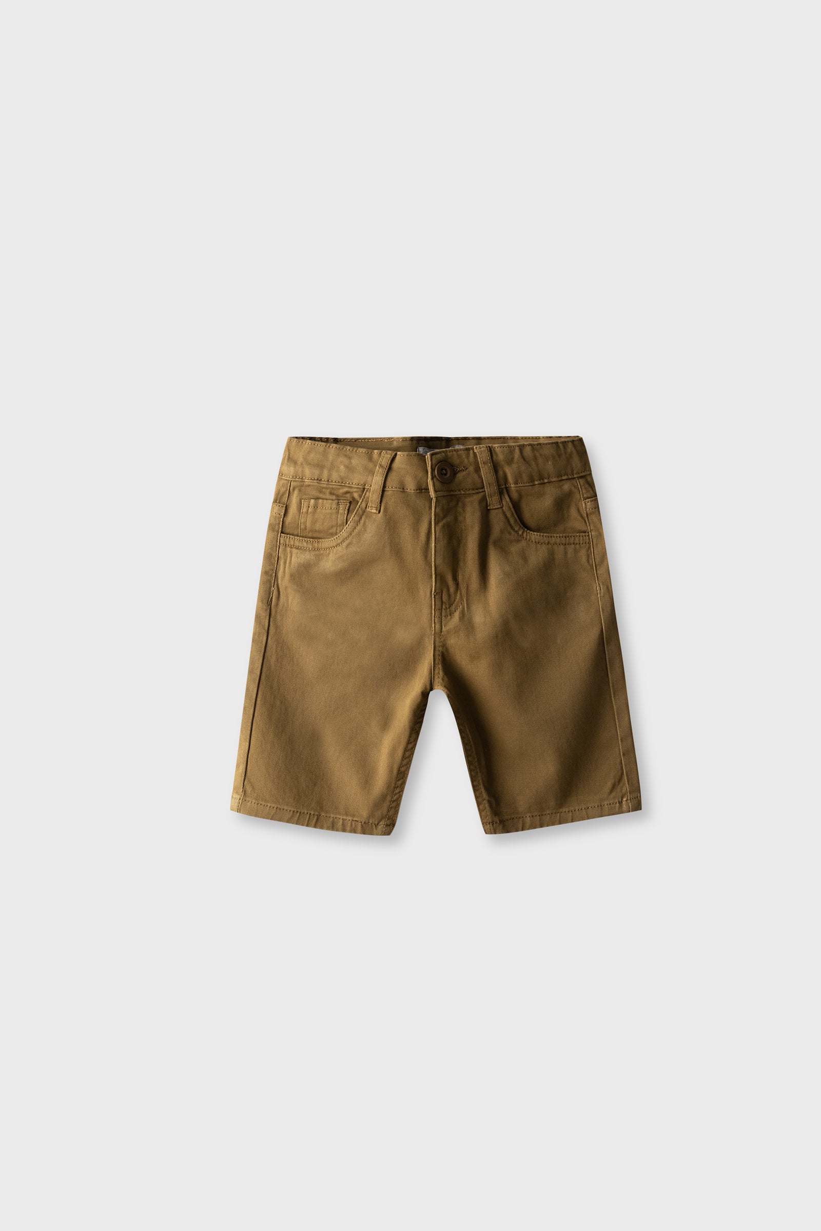 Boys Tobacco Twil Knee-Length Shorts