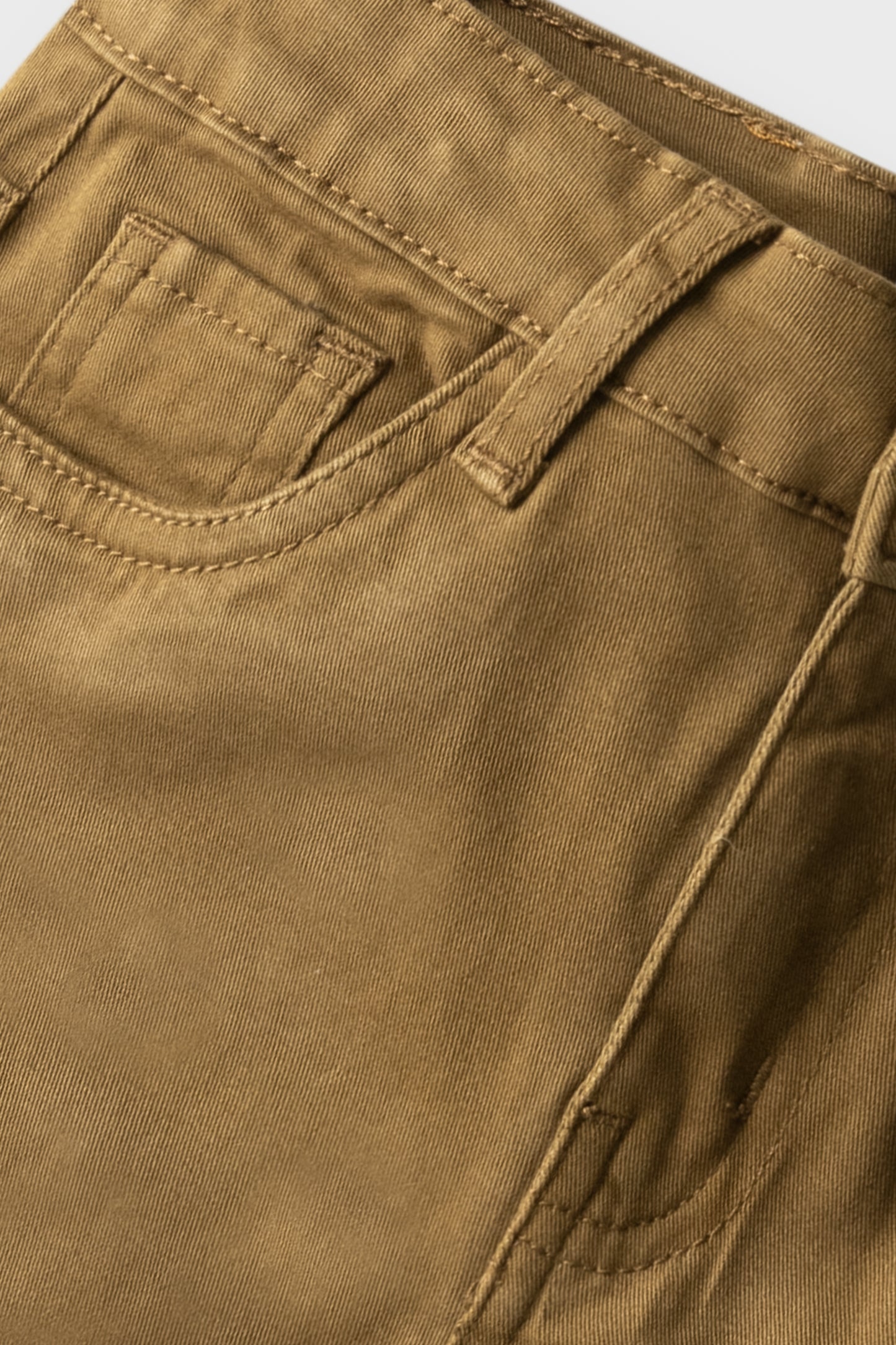 Boys Tobacco Twil Knee-Length Shorts