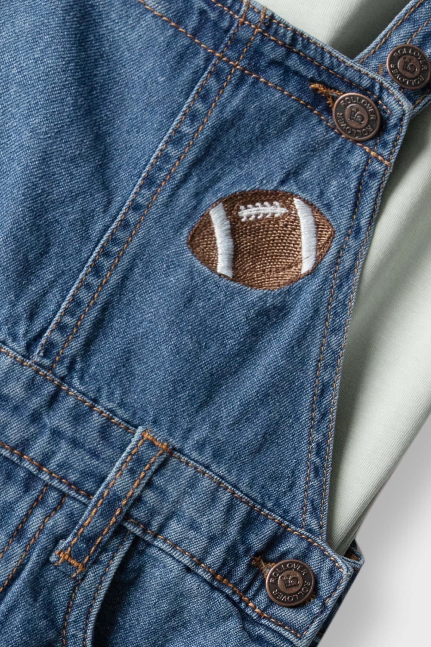 Boys Scout Denim Dungaree Set