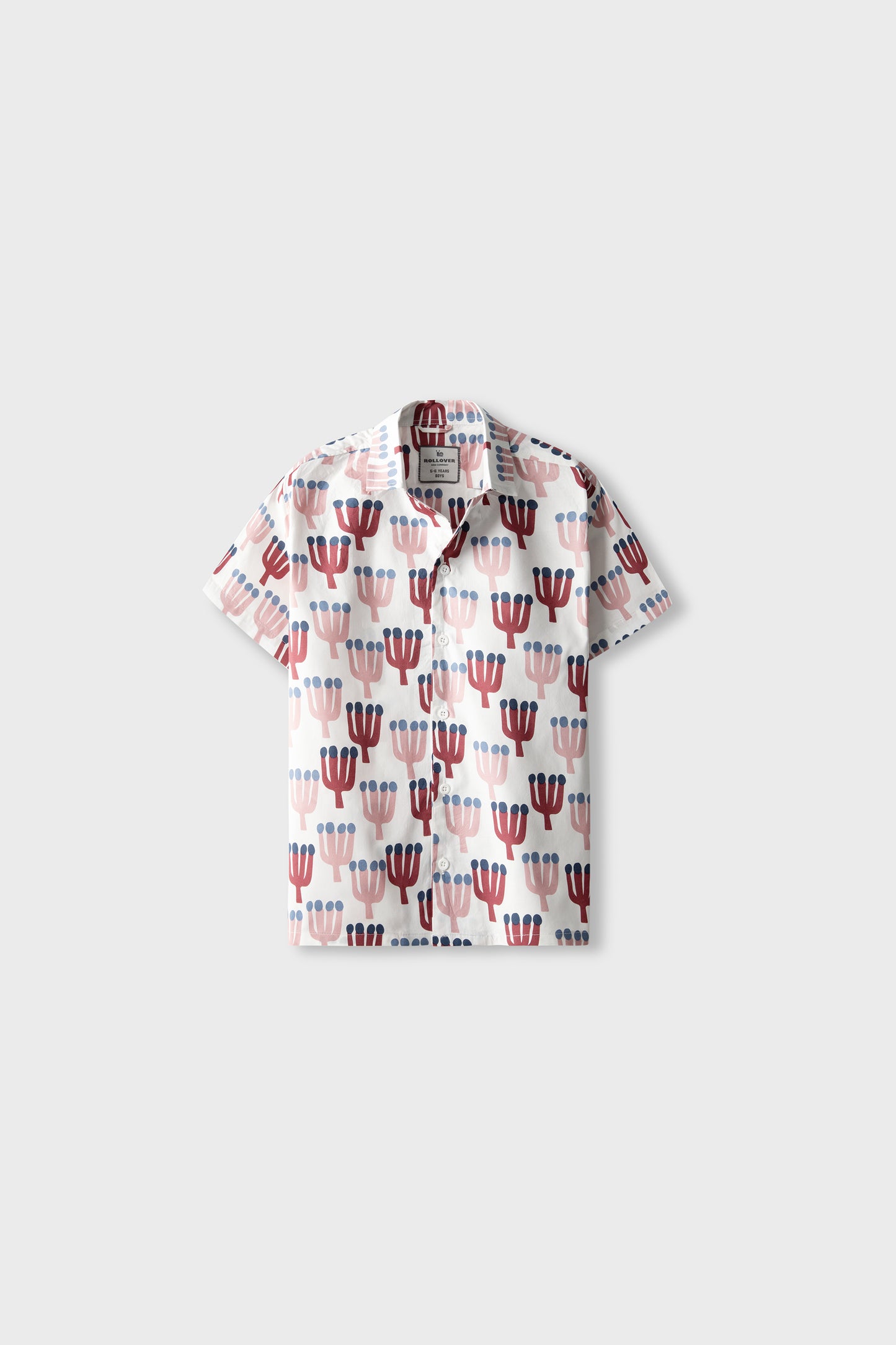 Boys Pattern Printed Casual Shirt