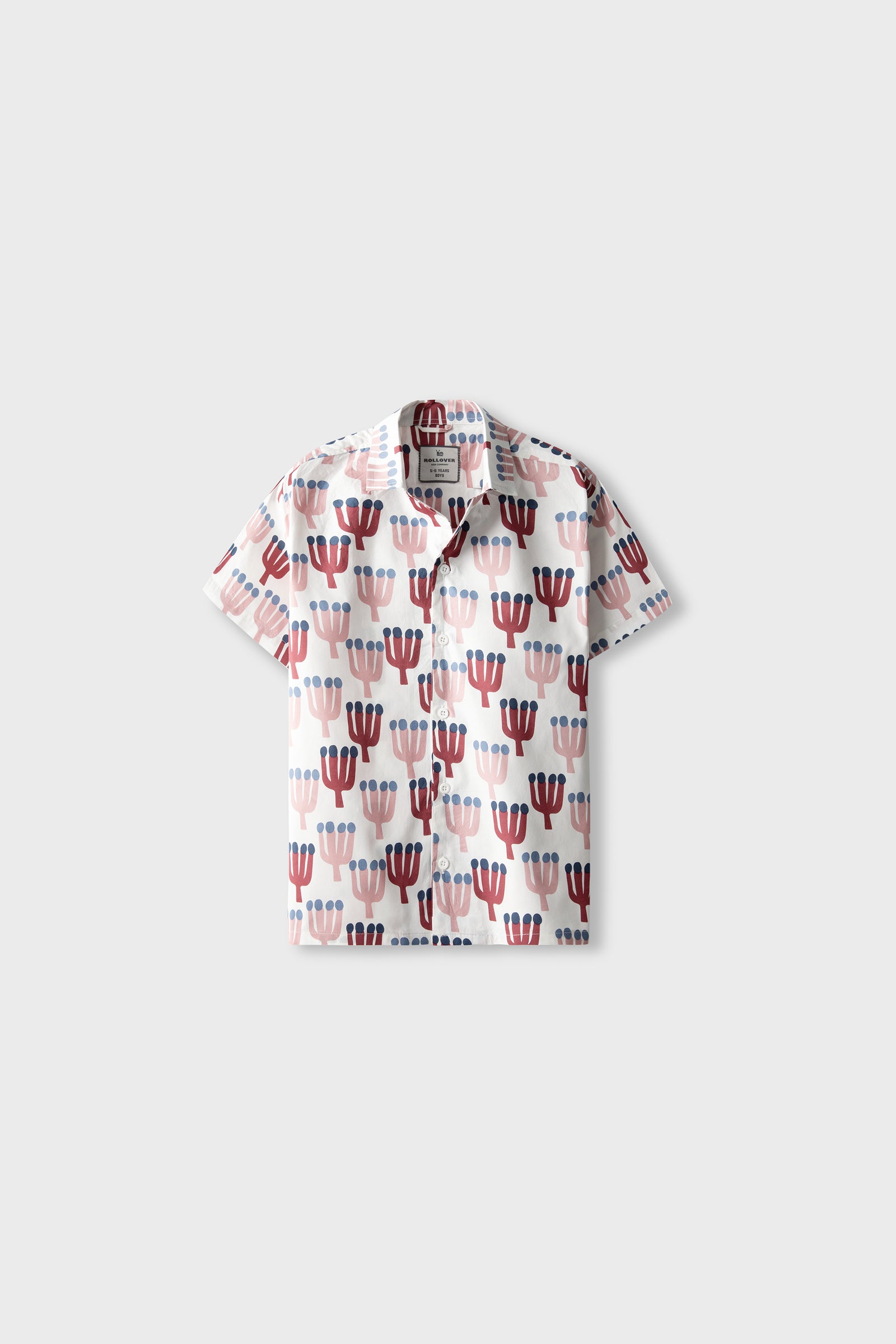 Boys Pattern Printed Casual Shirt