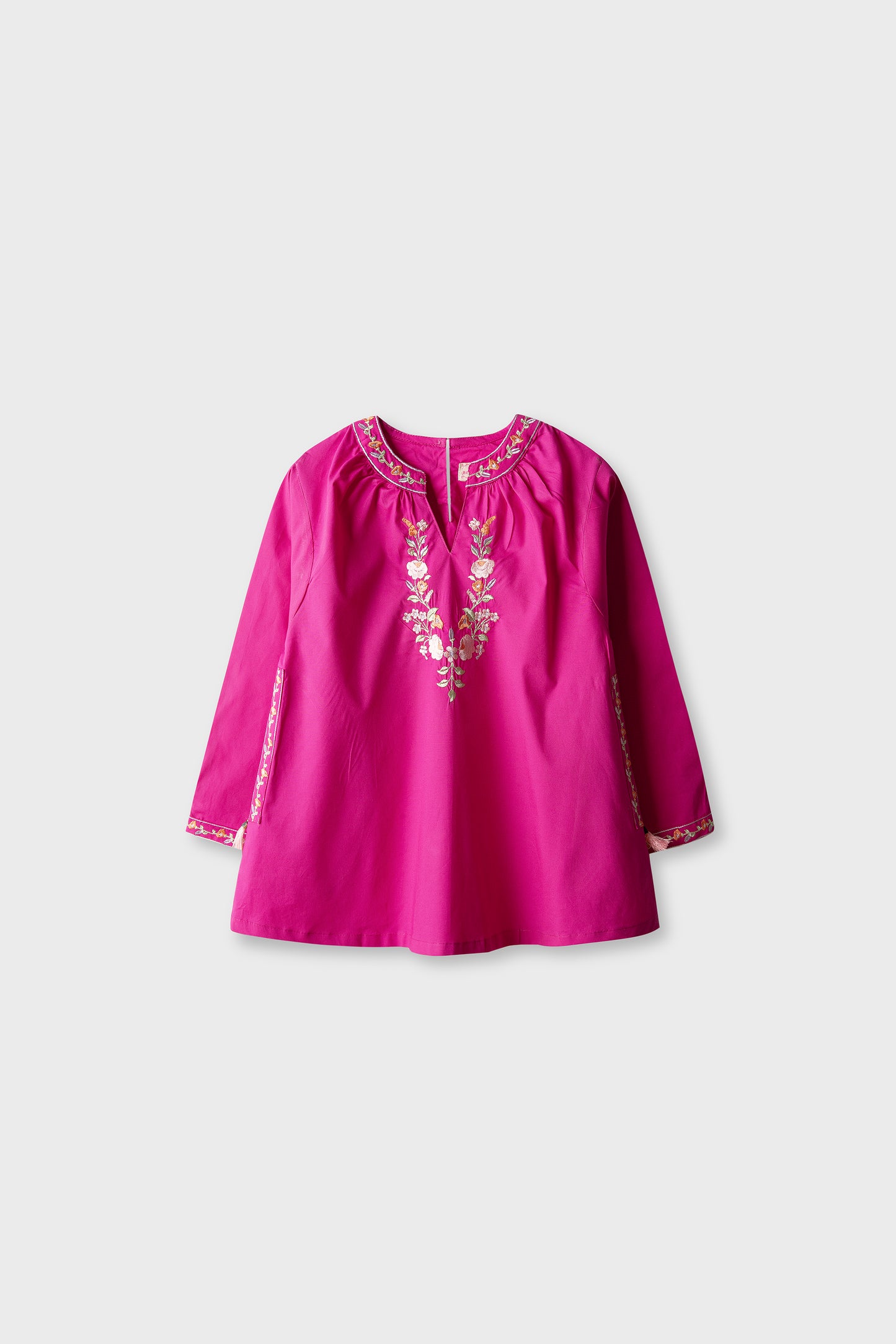 Girls Ethnic Embroidered Tops Bundle