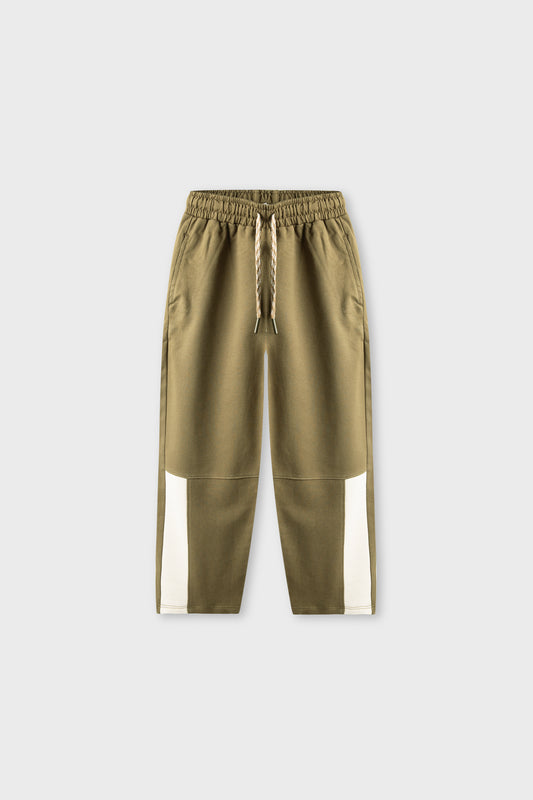 Olive Sport Panel Trousers