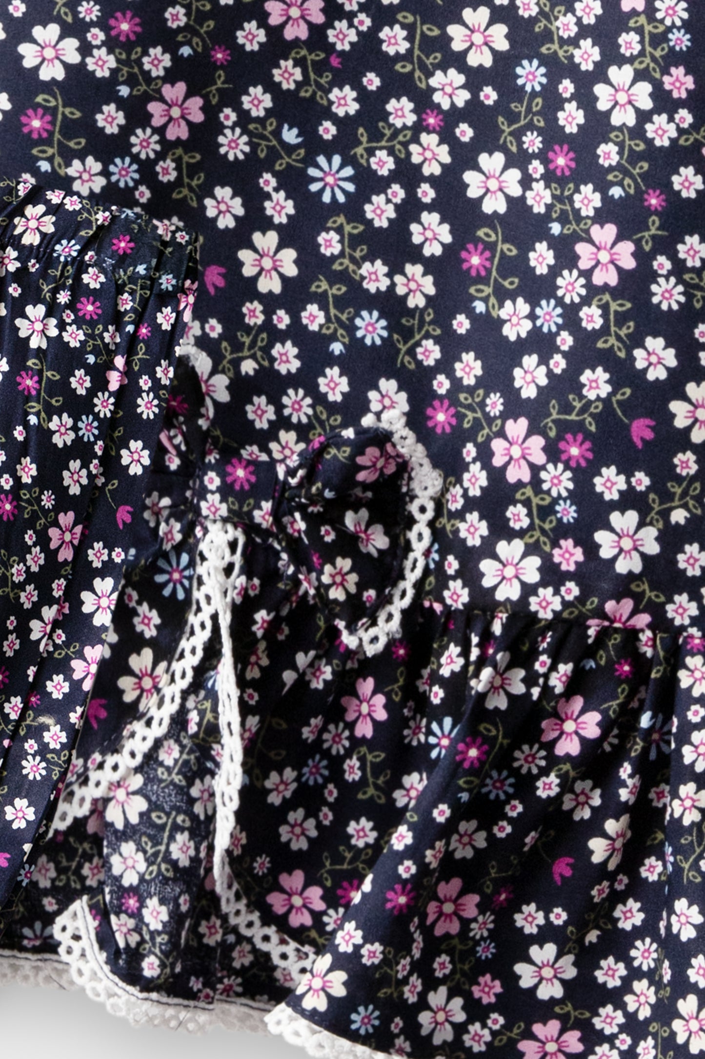 Tiny Petal Navy Co-ord Set