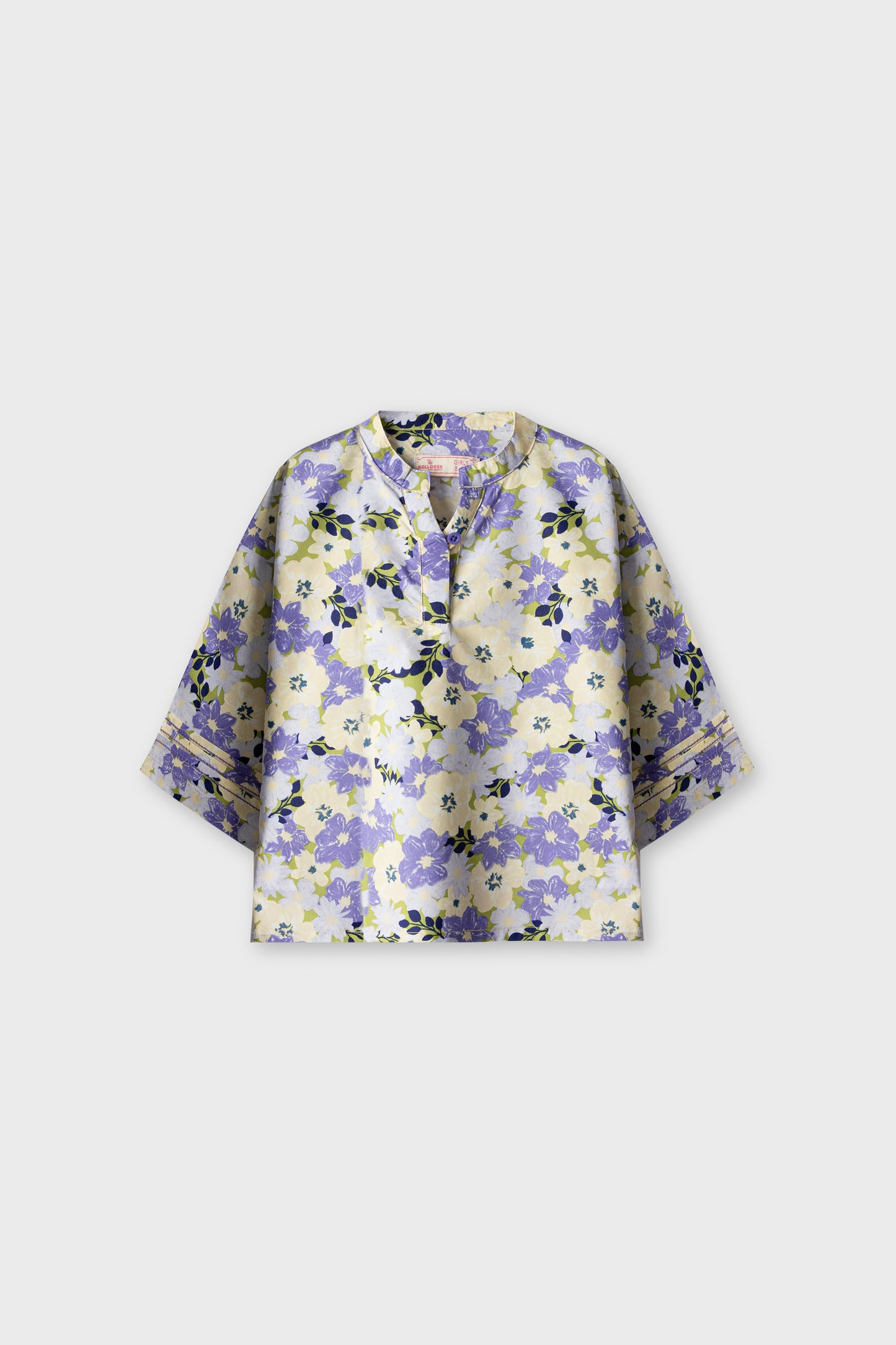 Sky Bloom Cotton Baggy Top
