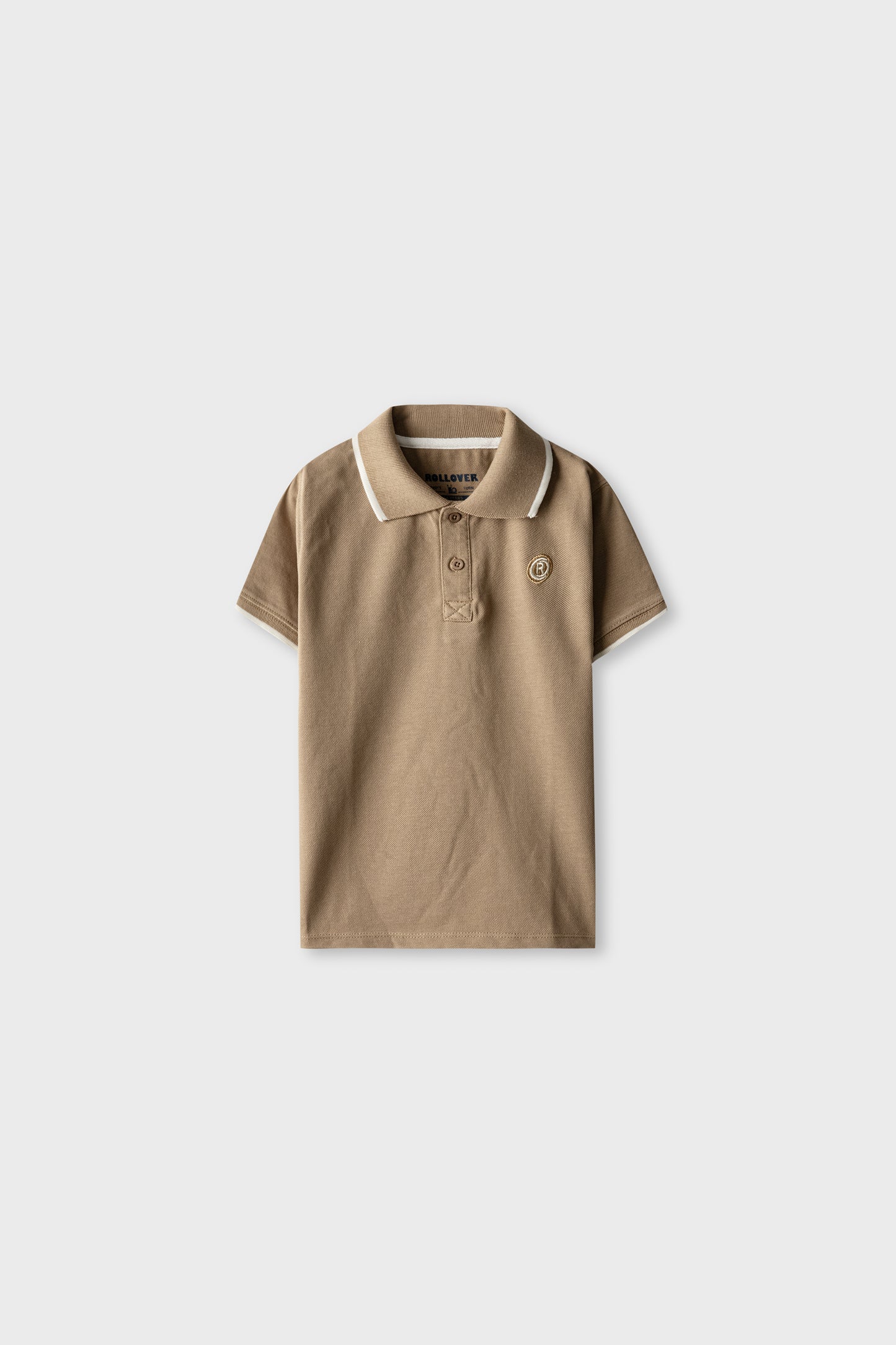 Boys Classic Dark Beige Polo Shirt