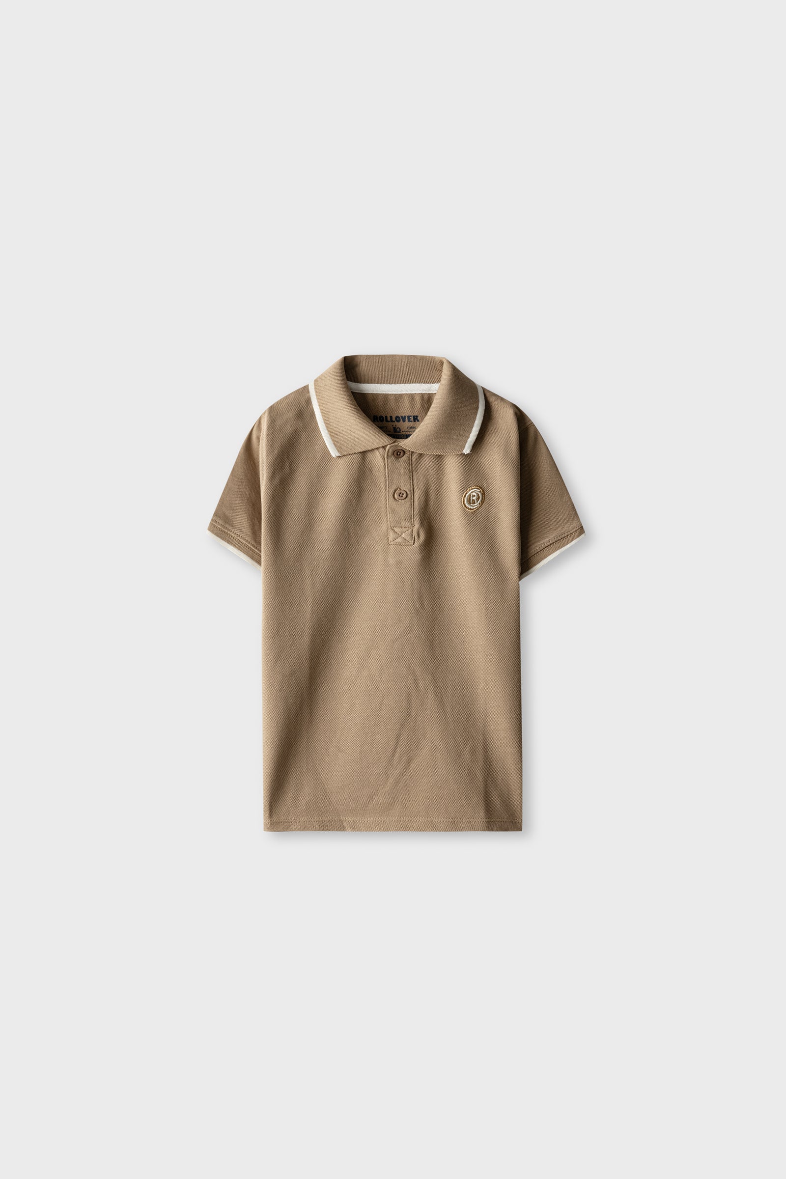 Boys Classic Dark Beige Polo Shirt