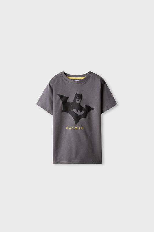 Boys Bat Emblem Graphic T-Shirt