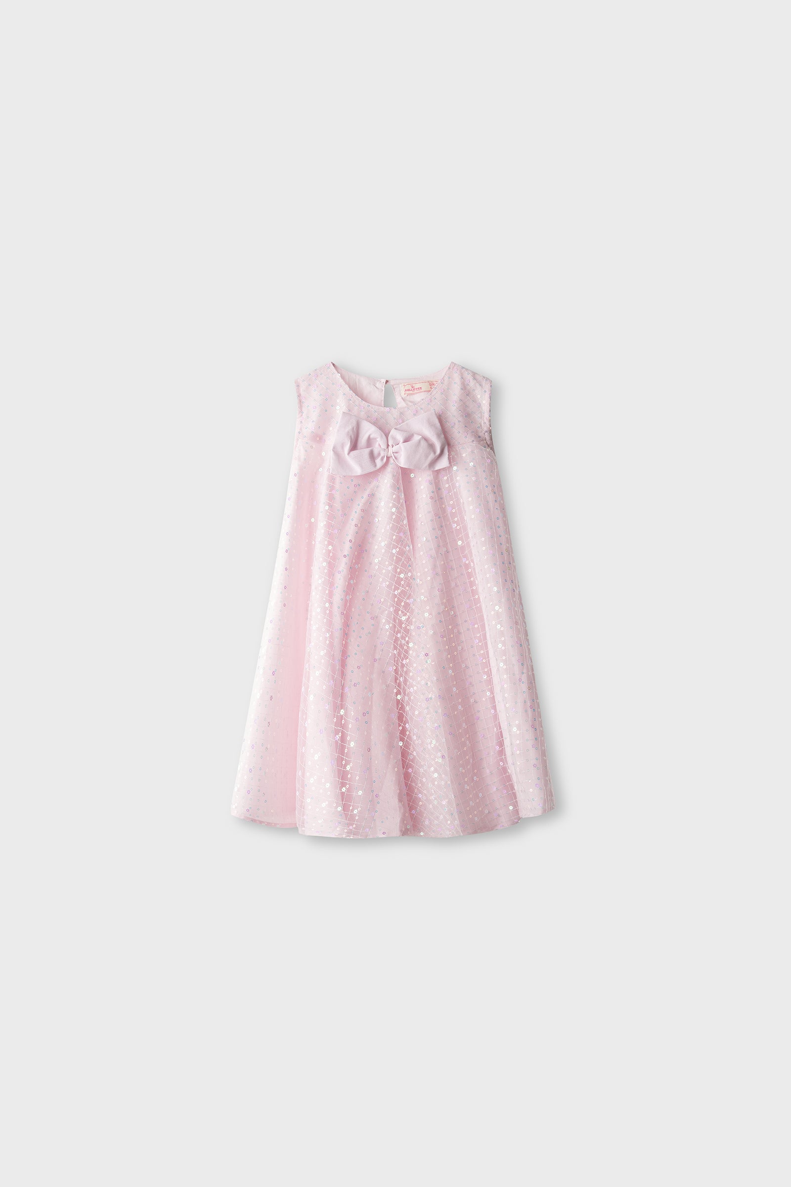 Blush Sparkle Net Dress