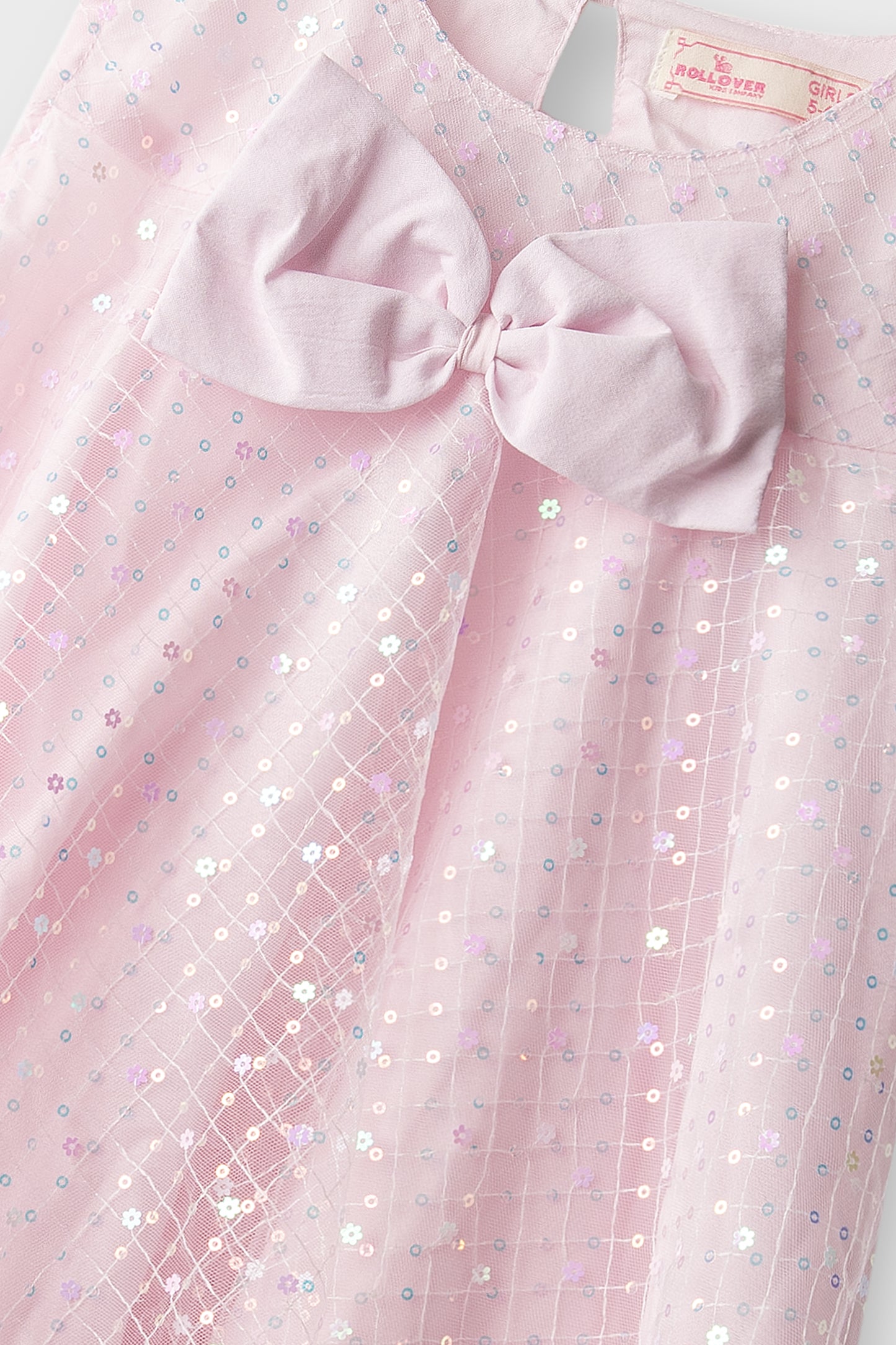 Blush Sparkle Net Dress