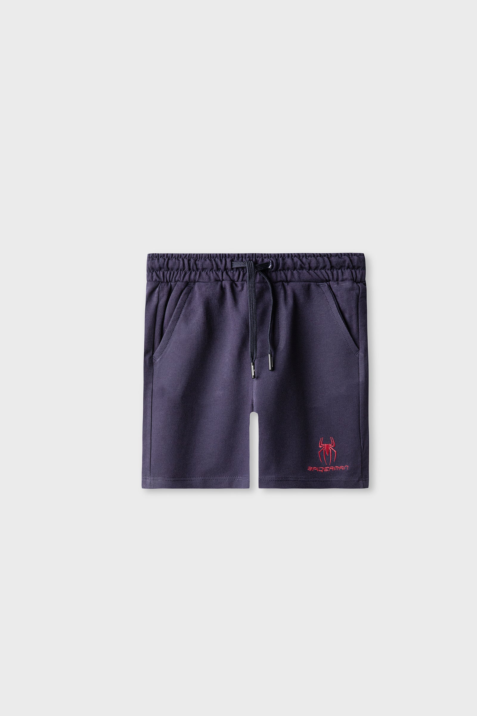 Boys Navy Spider Terry Shorts