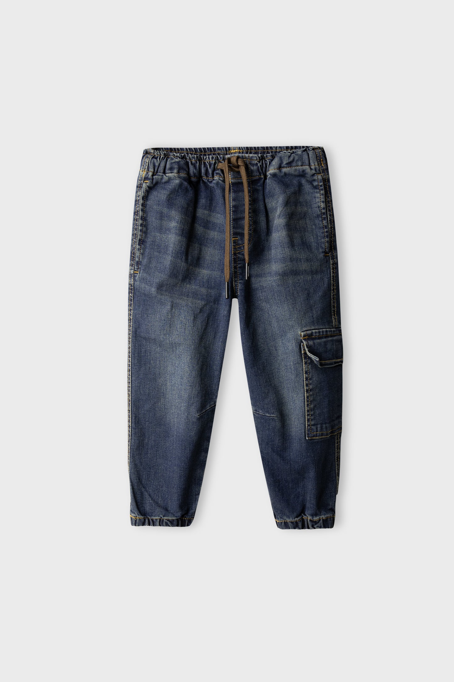 Boys Blue Cargo Jogger Jeans
