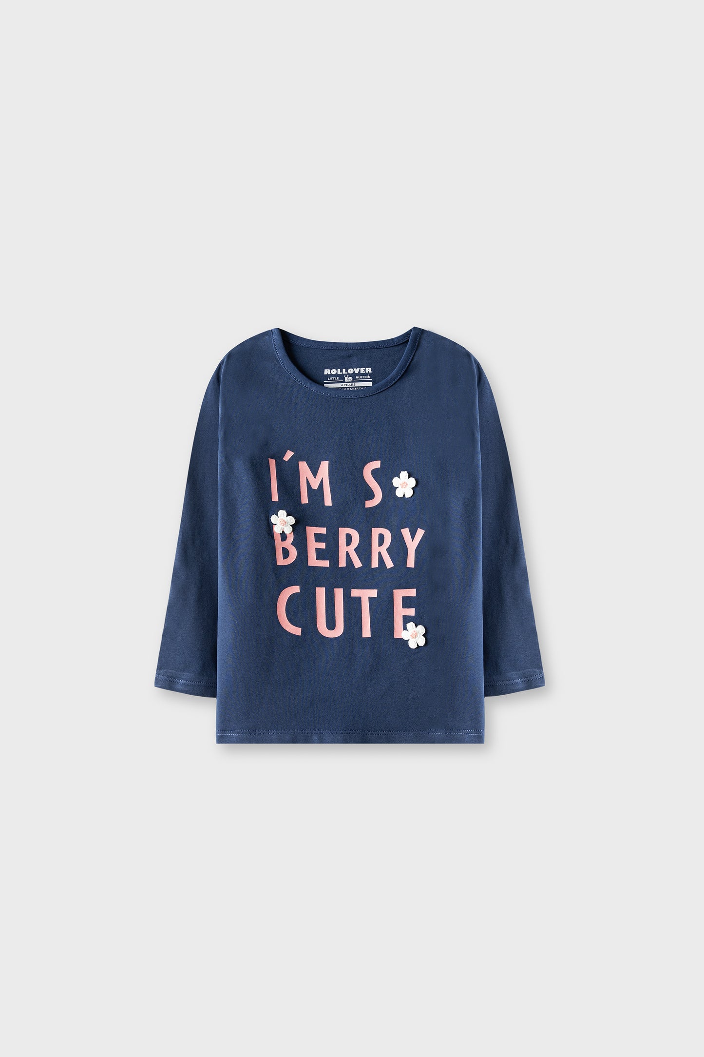 Berry Cute Blue Graphic Tee