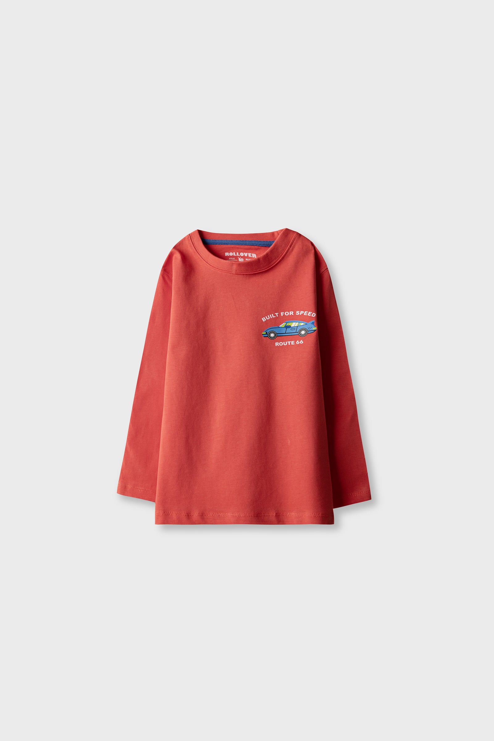 Boys Red Coral Racing Jersey Tee