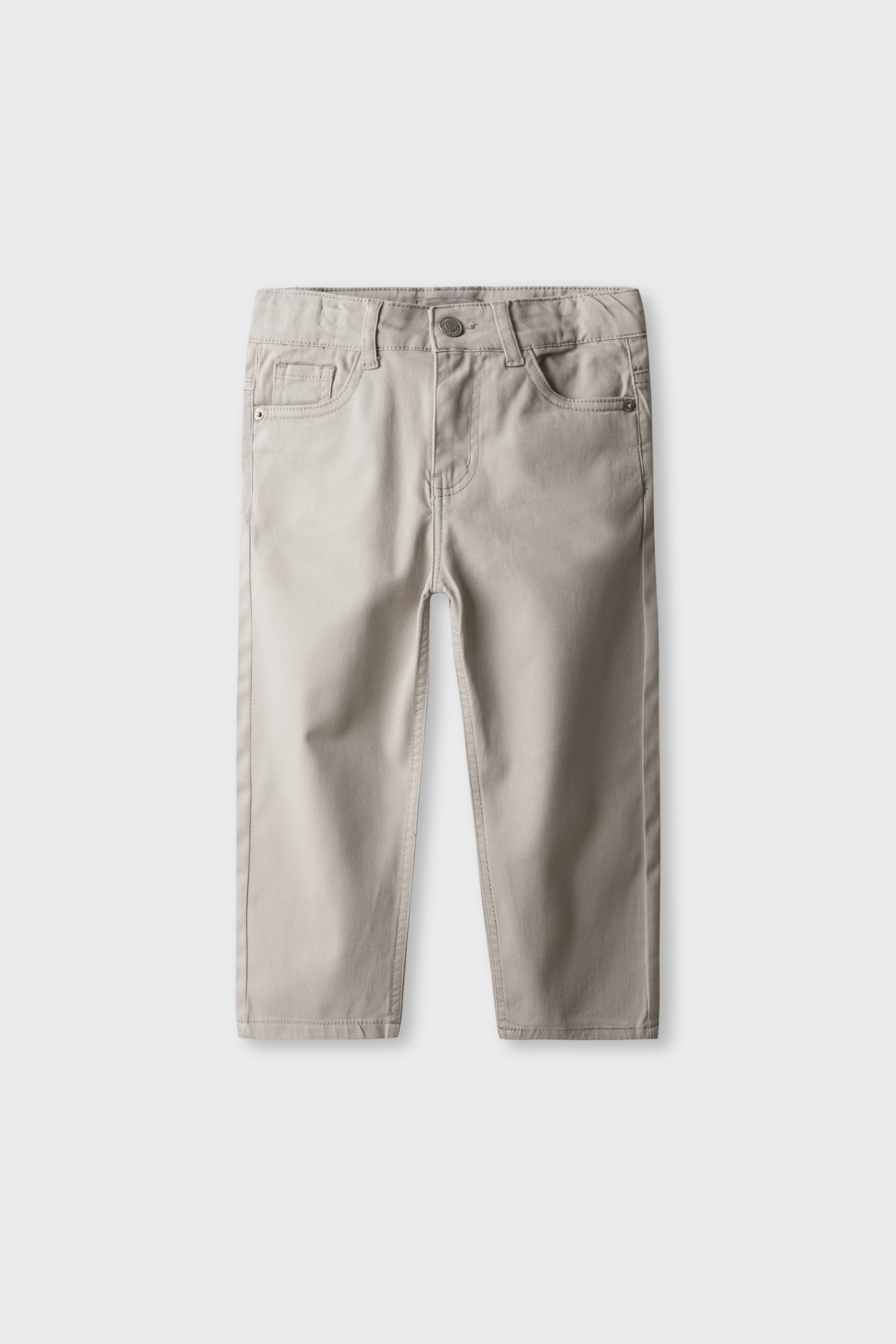 Boys Oatmeal Straight Fit Twill Pants