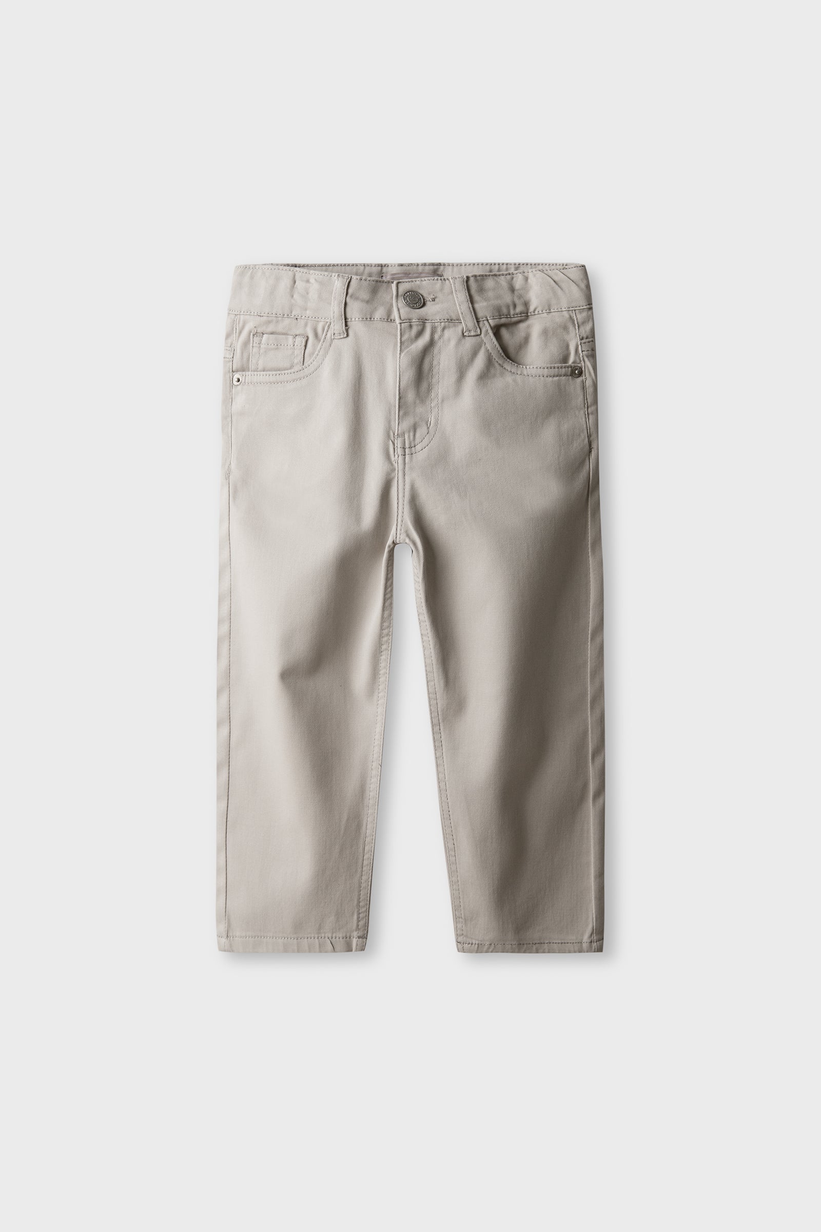Boys Oatmeal Straight Fit Twill Pants