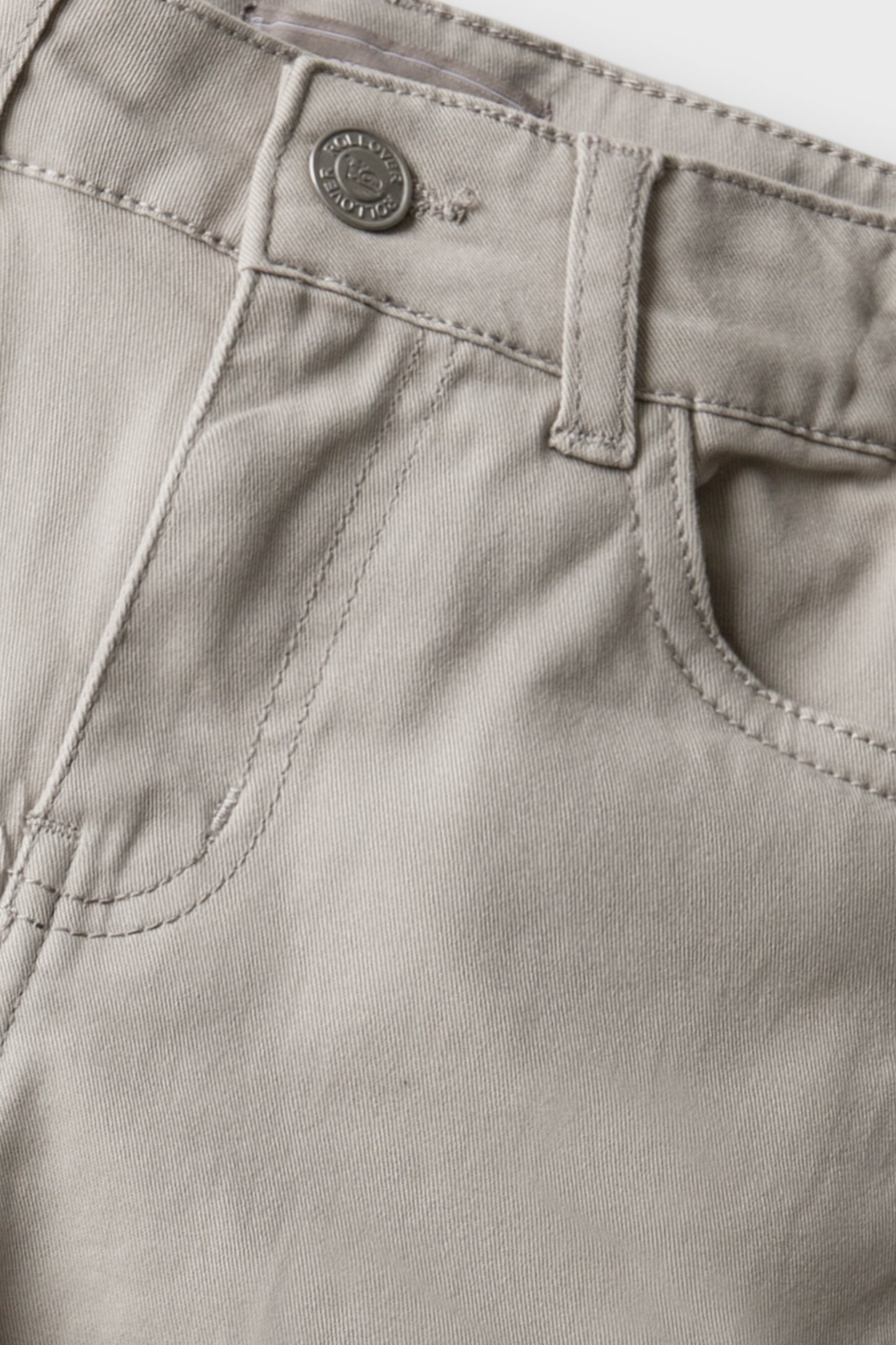 Boys Oatmeal Straight Fit Twill Pants