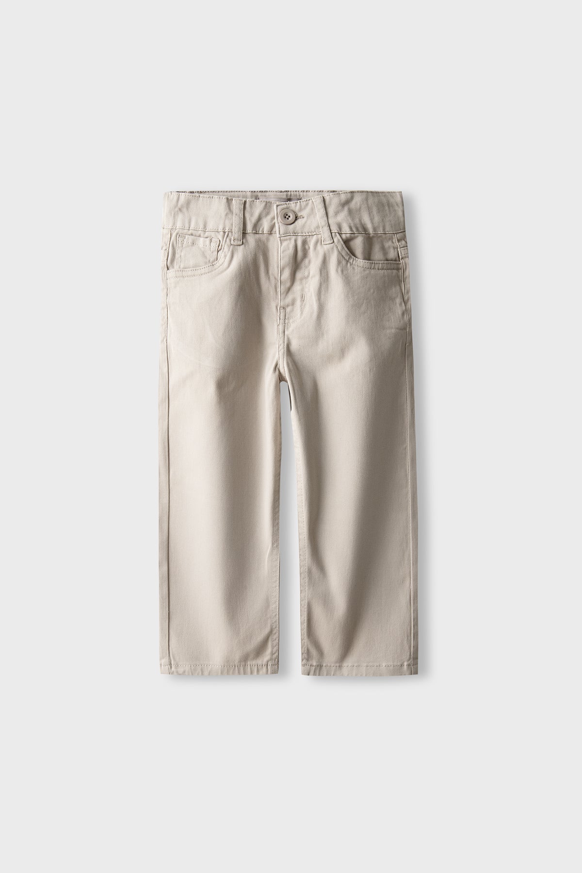 Bpys Light Stone Straight Twill Pants