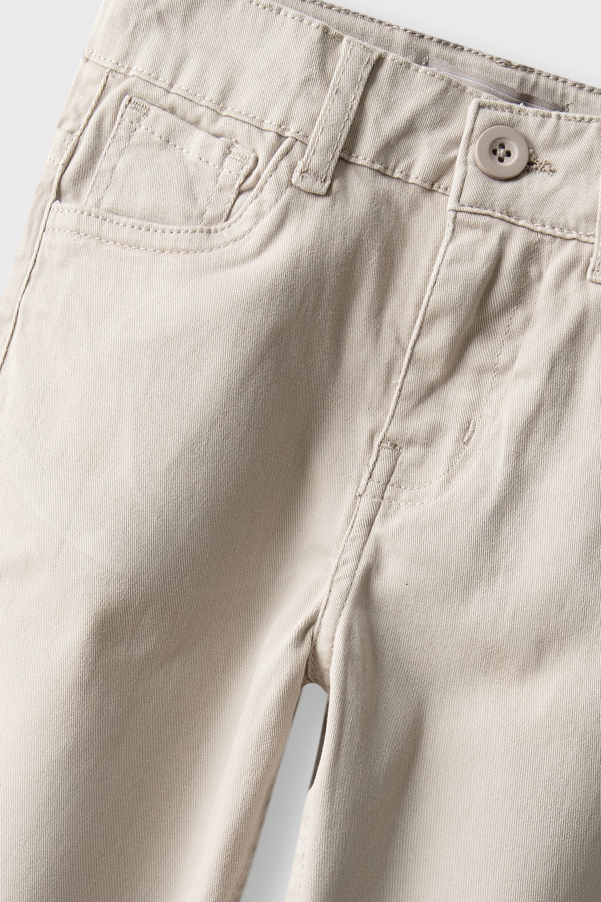 Bpys Light Stone Straight Twill Pants
