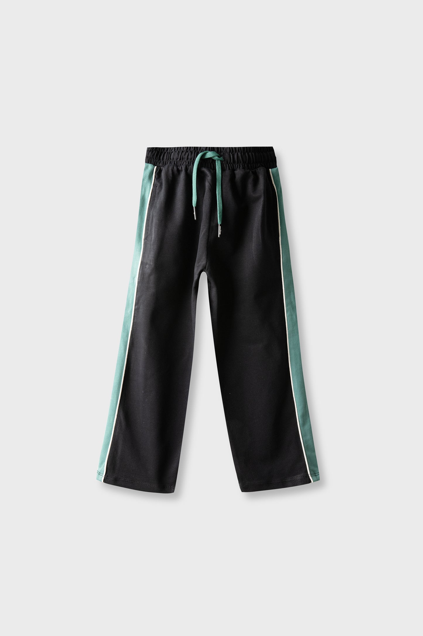 Boys Velocity Black & Teal Terry Trousers