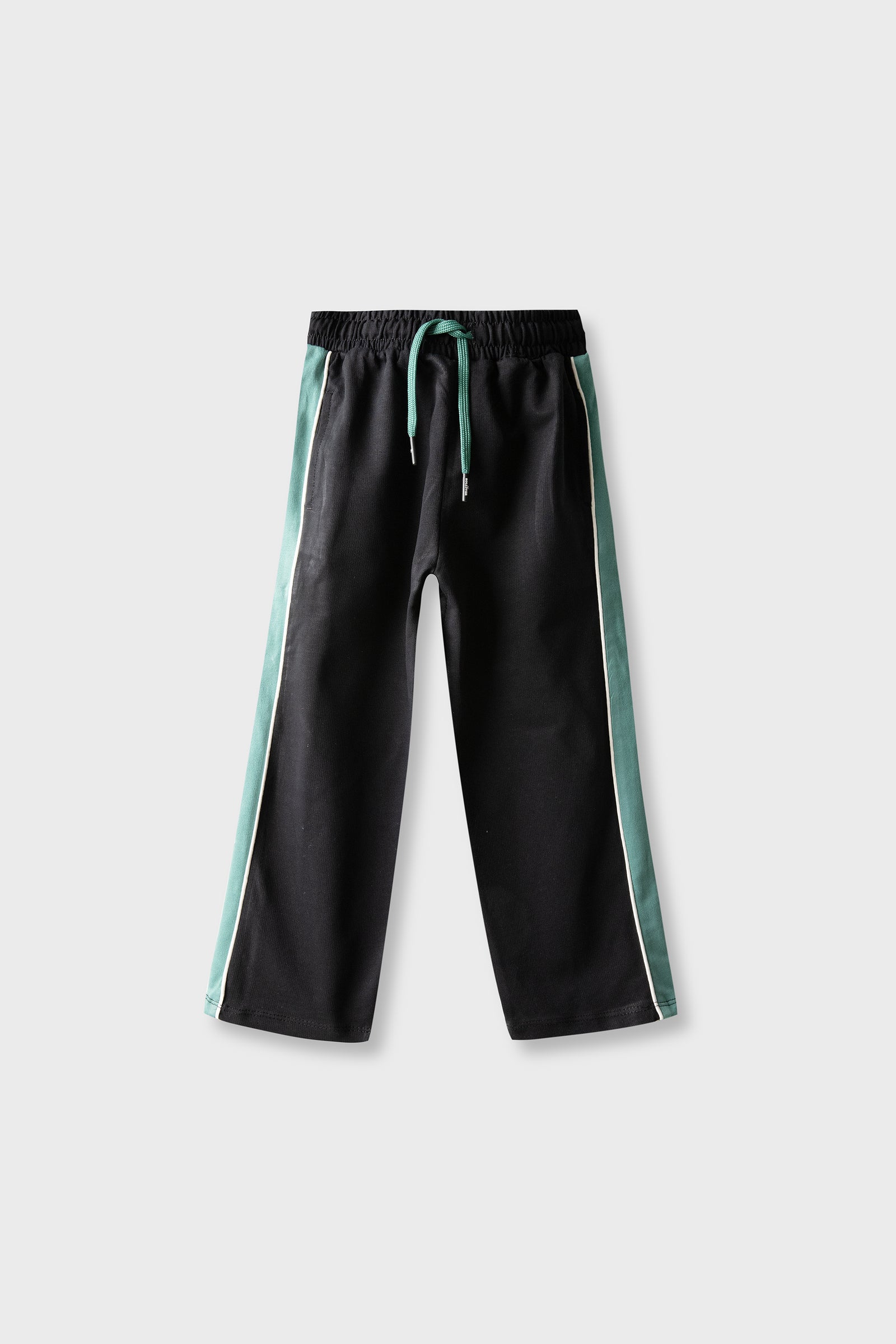 Boys Velocity Black & Teal Terry Trousers