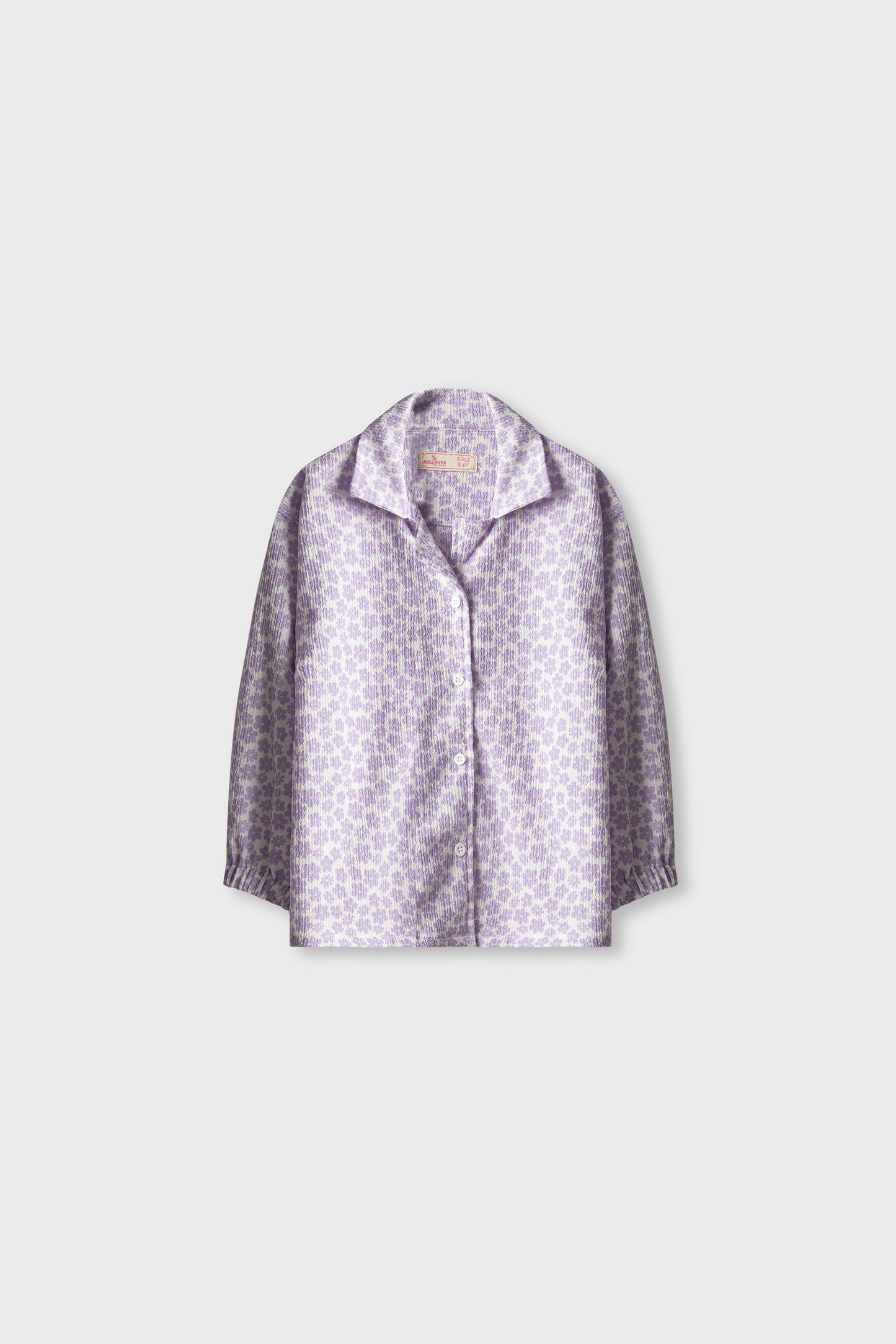 Purple Bloom Western Cotton Top