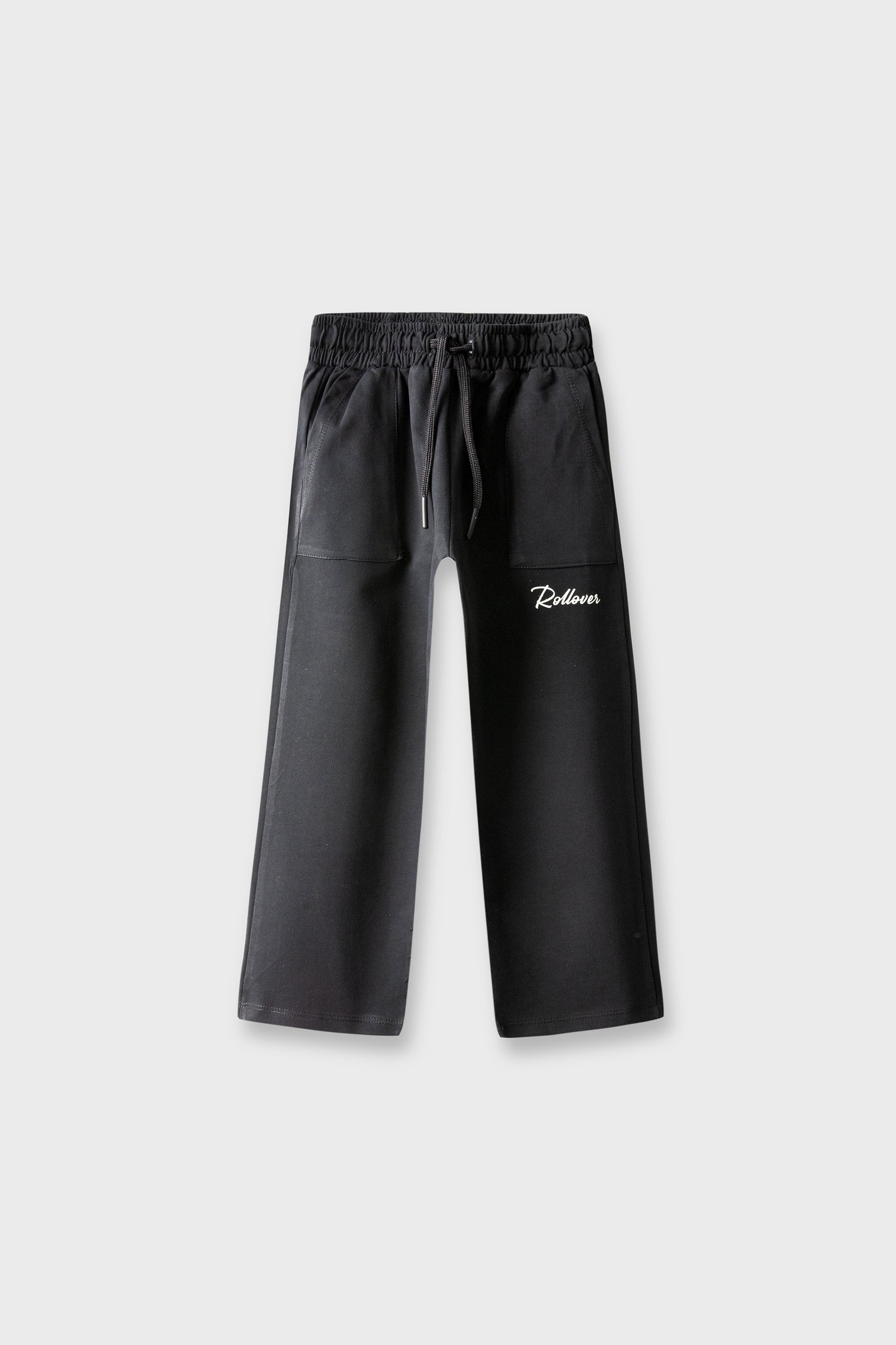 Boys Signature Black Terry Trousers