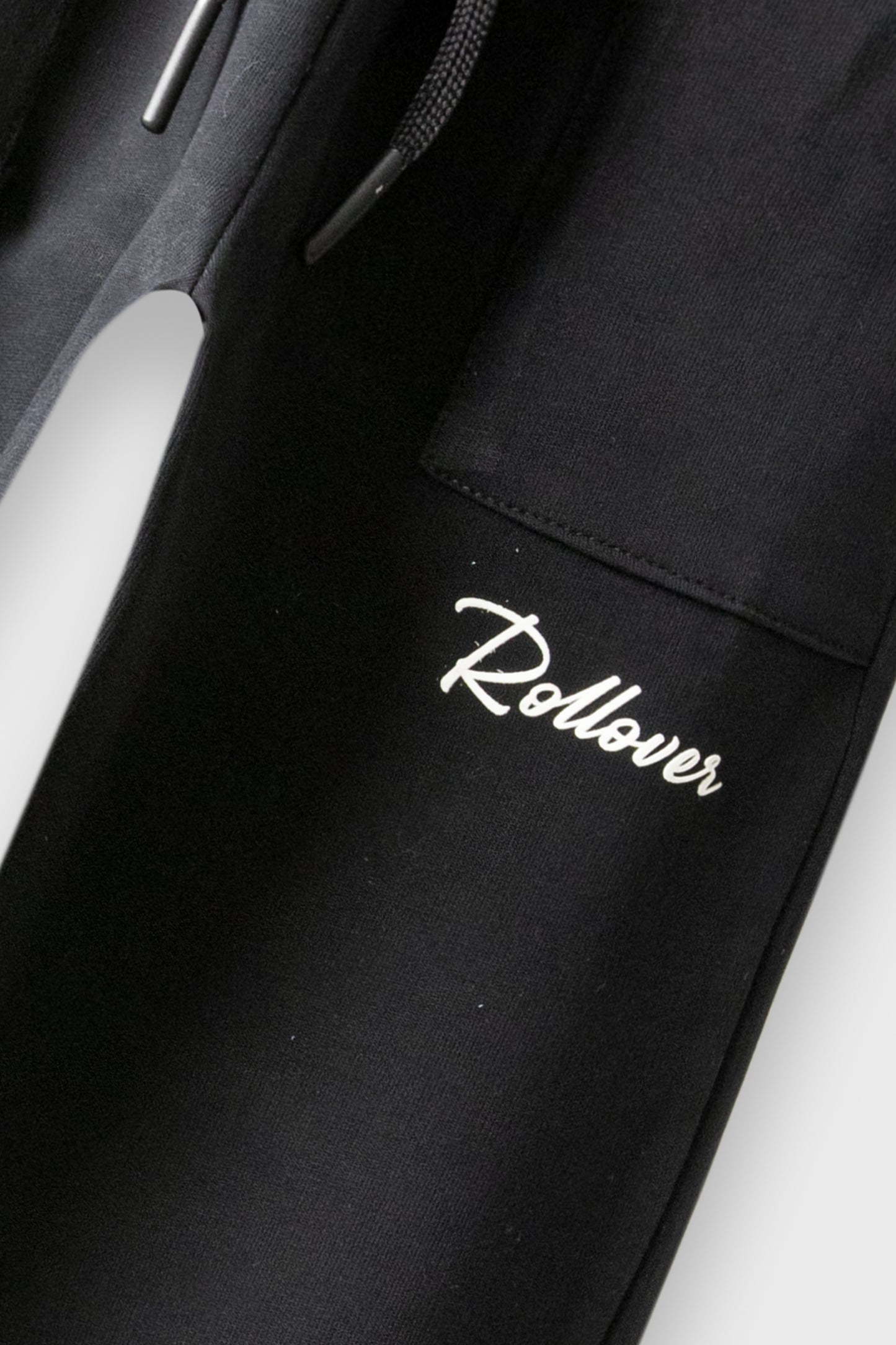 Boys Signature Black Terry Trousers