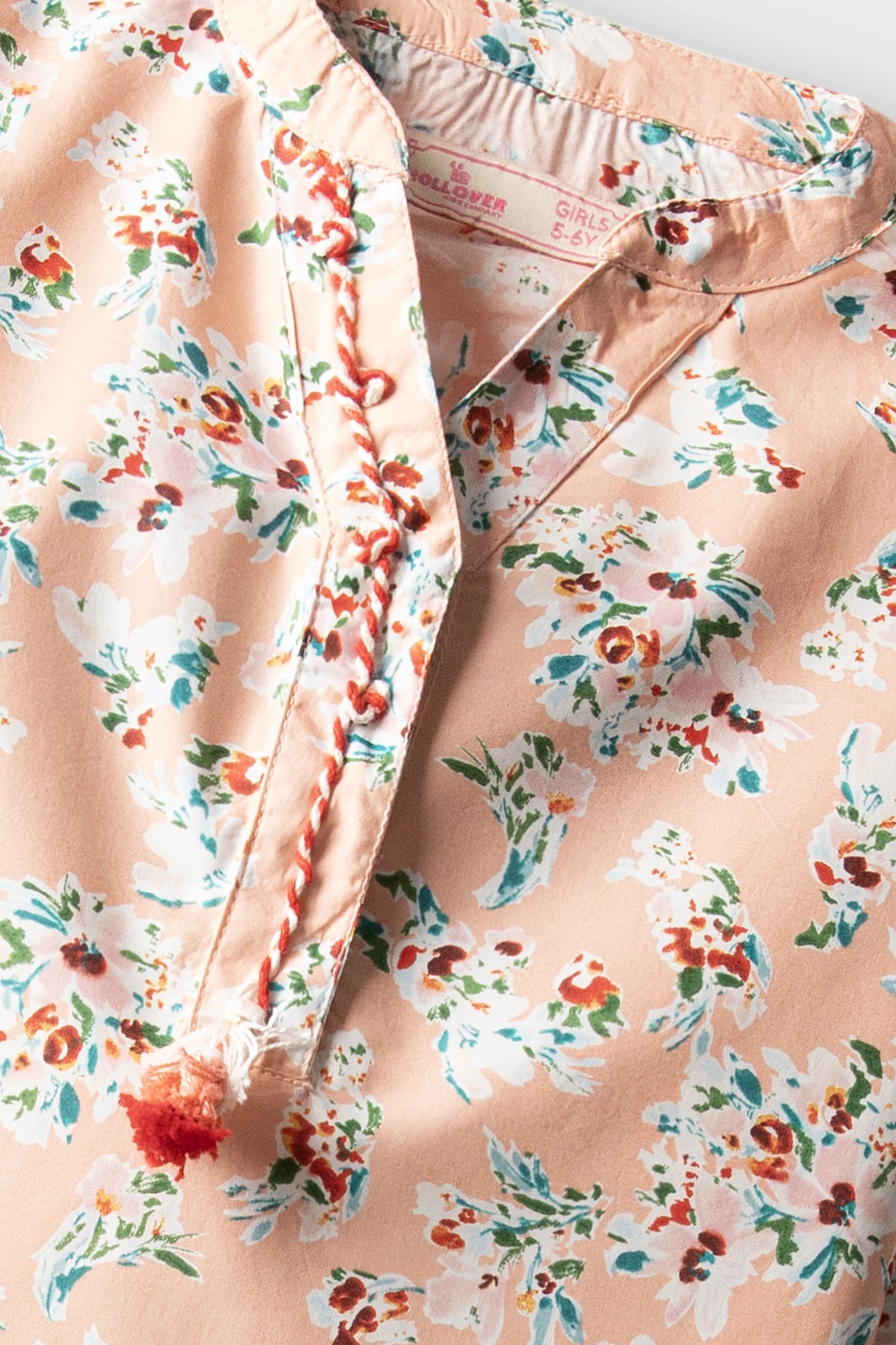 Peach Meadow Floral Top