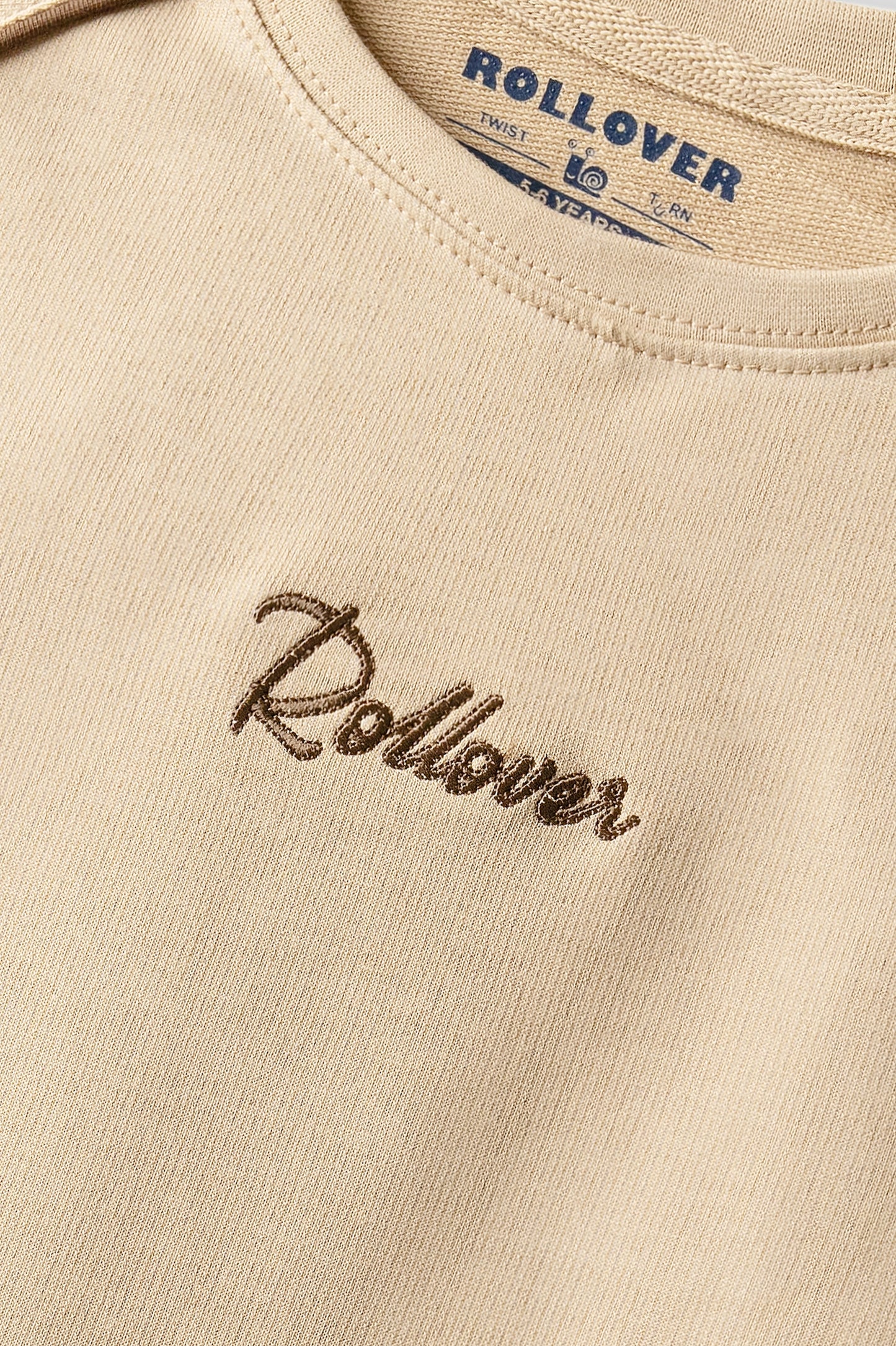 Girls Beige Motion Relaxed Co-ord Set