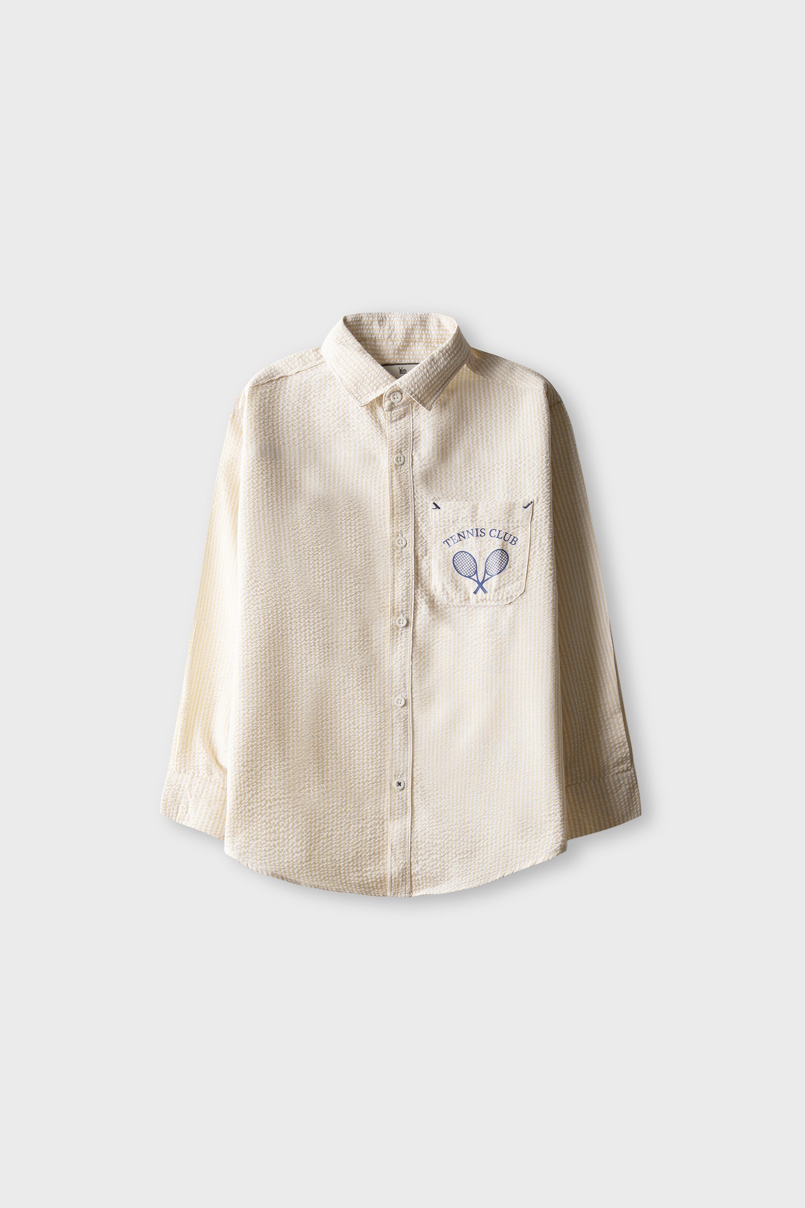 Boys Sunbeam Stripe Cotton Shirt