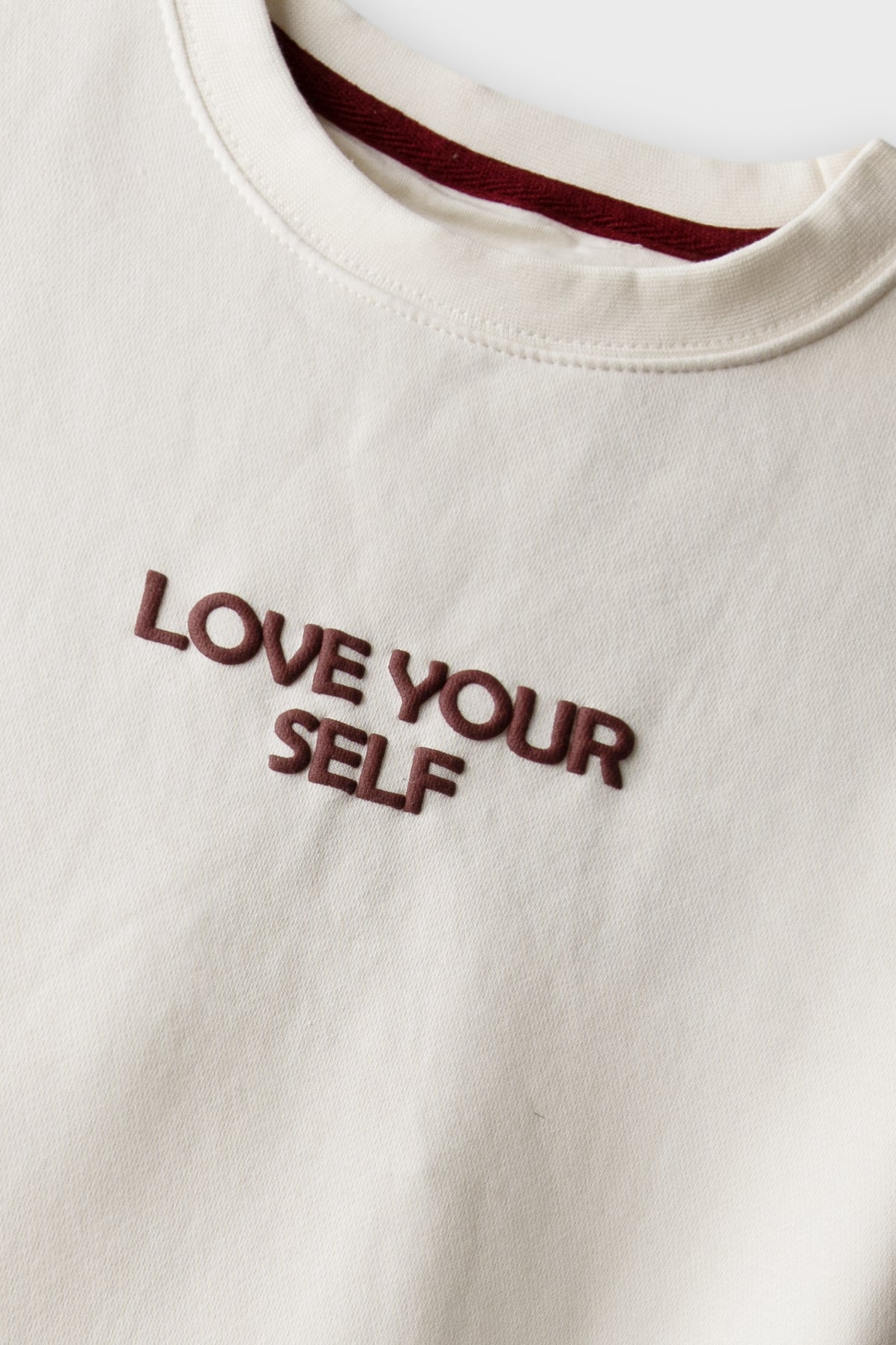 Girls Self Love Drop-Shoulder Sweatshirt