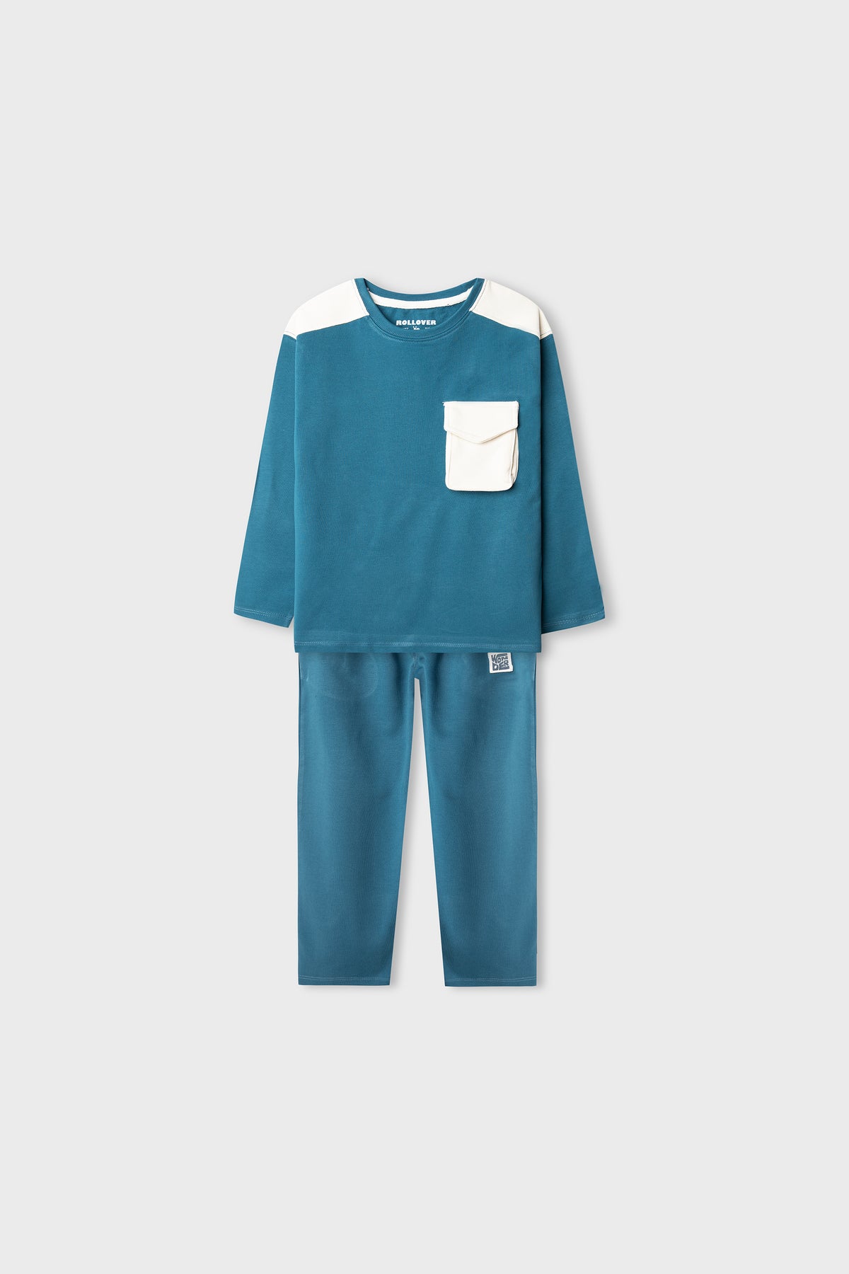 Boys Oatmeal Edge Moroccan Co-ord Set