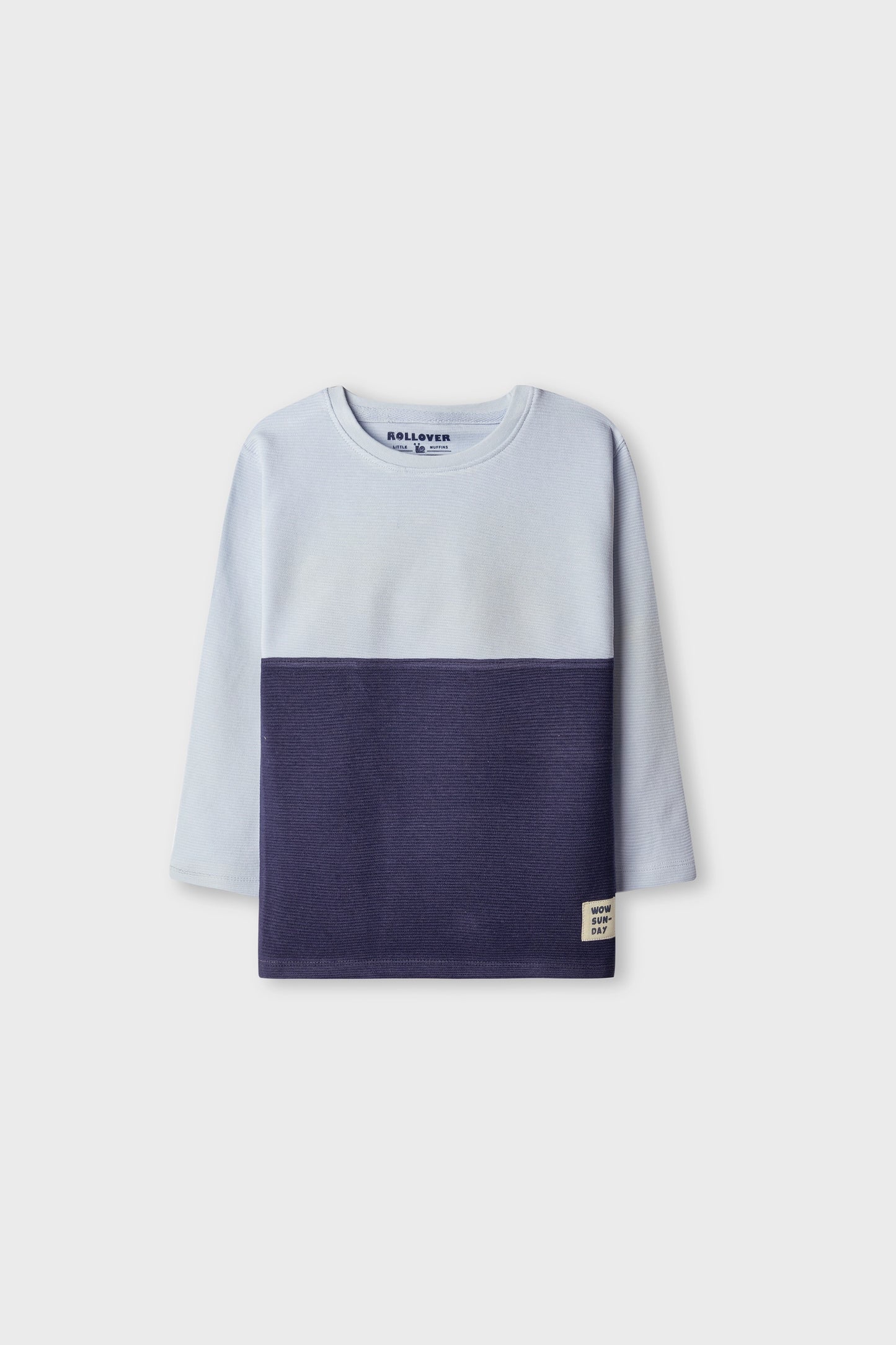 Boys Aqua Block Drop Tee