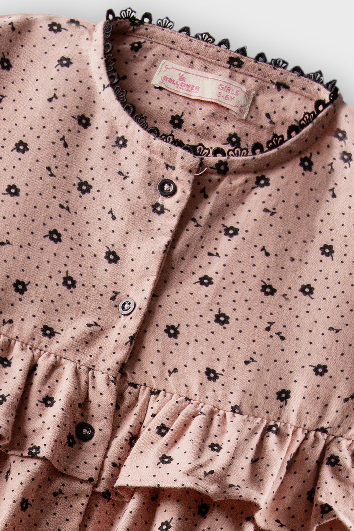 Pink Blossom Gathered Top