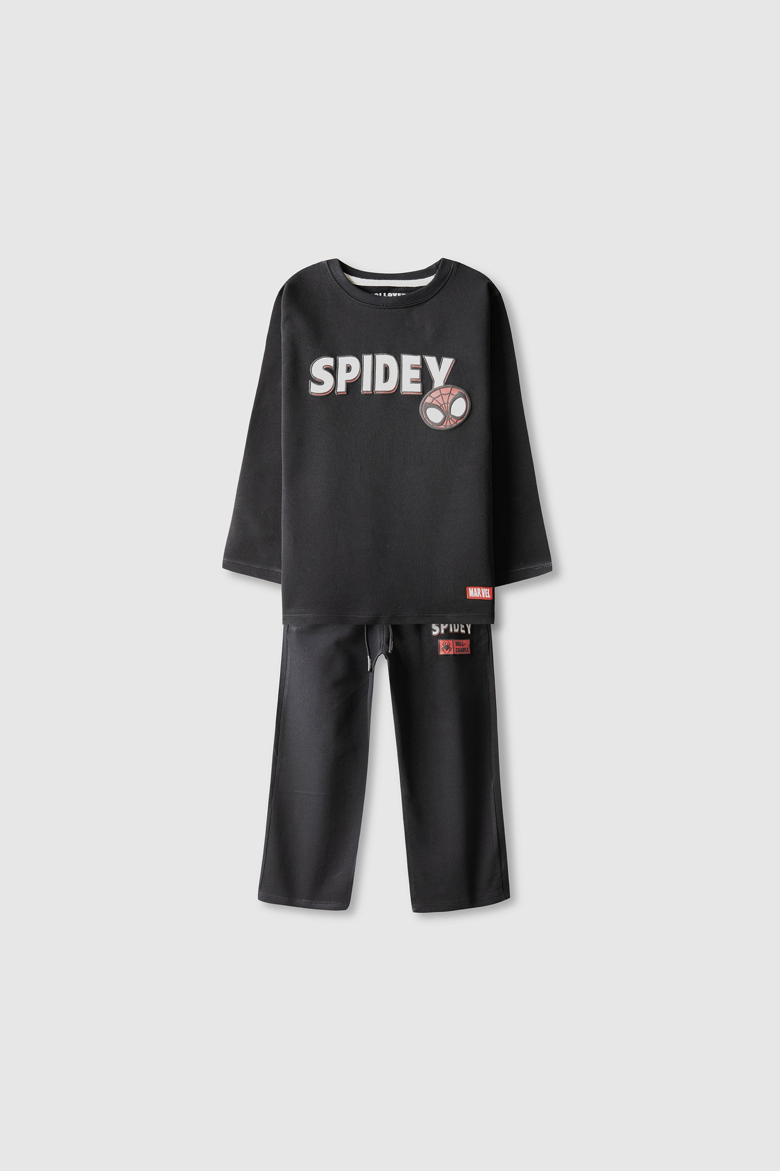 Boys Spidey Marvel Black Co-ord Set