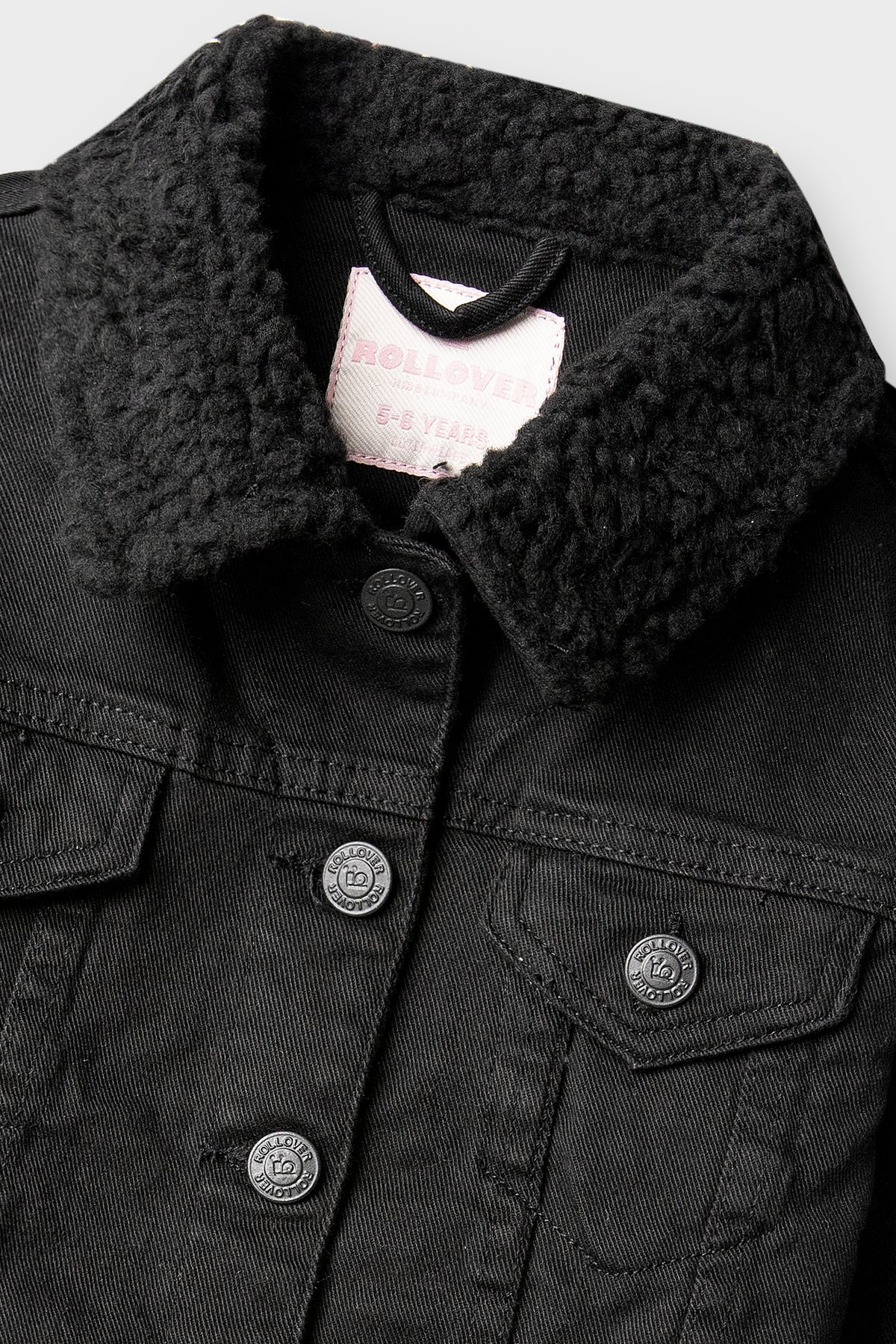 Girls Blackstone Fur-Trim Twill Jacket