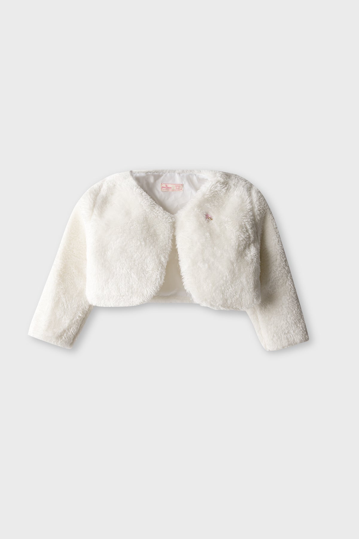 Girls Snow Pearl Cropped Shrug
