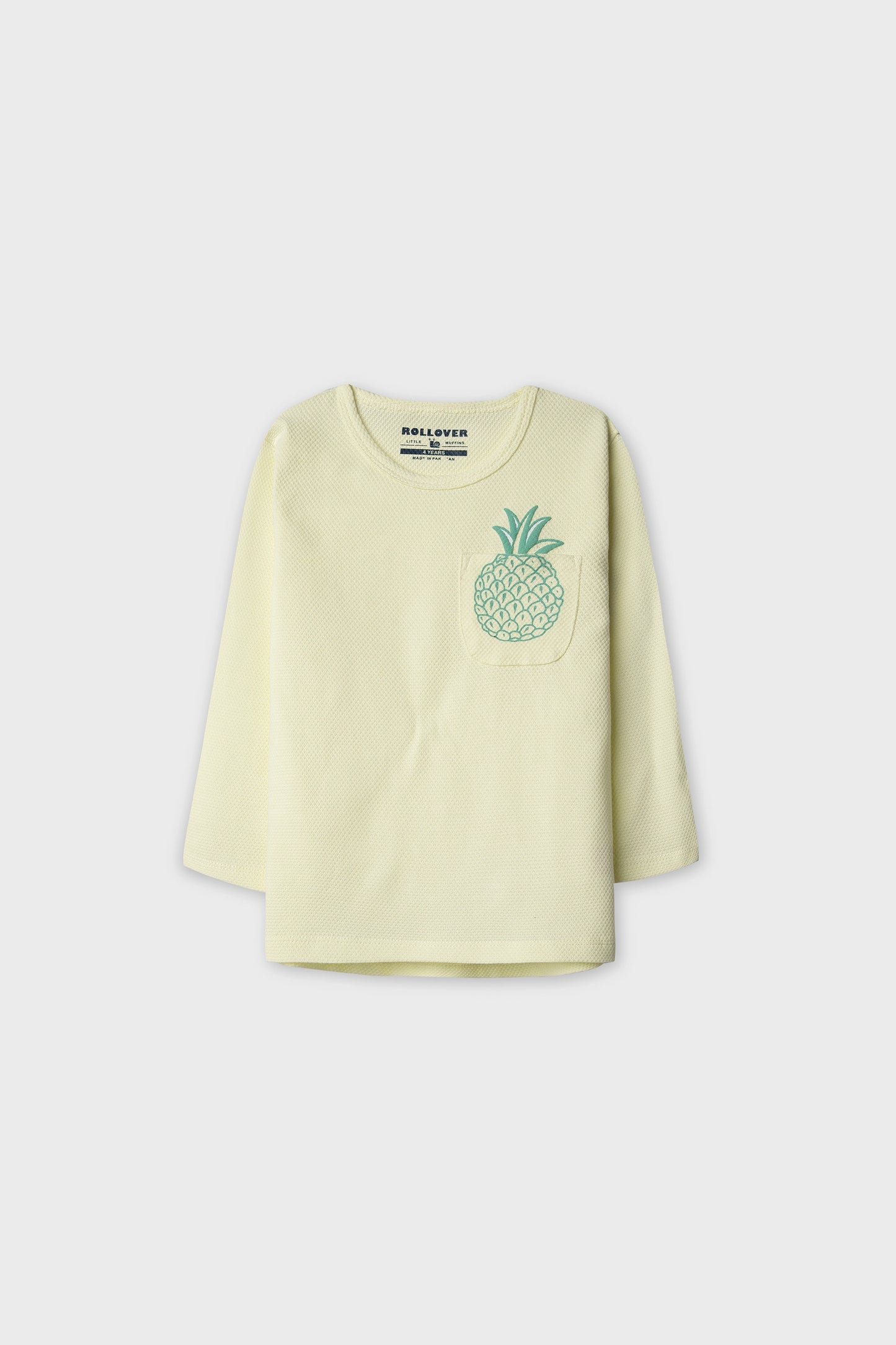 Girls Soft Sunny Pineapple Tee