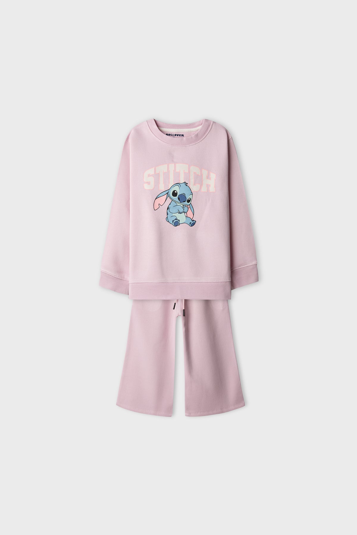 Girls Pink Stitch Cozy Co-ord Set