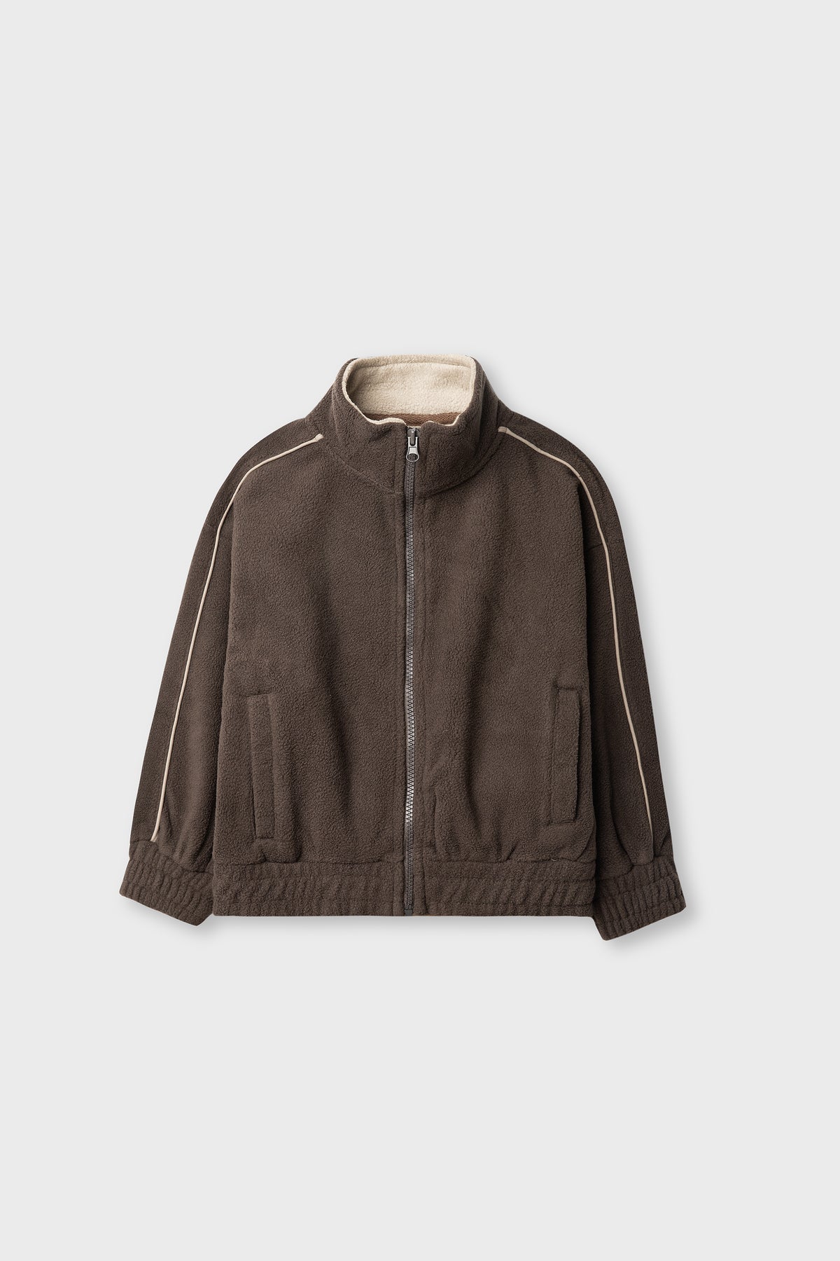 Boys Signature Brown Polar Fleece Jacket