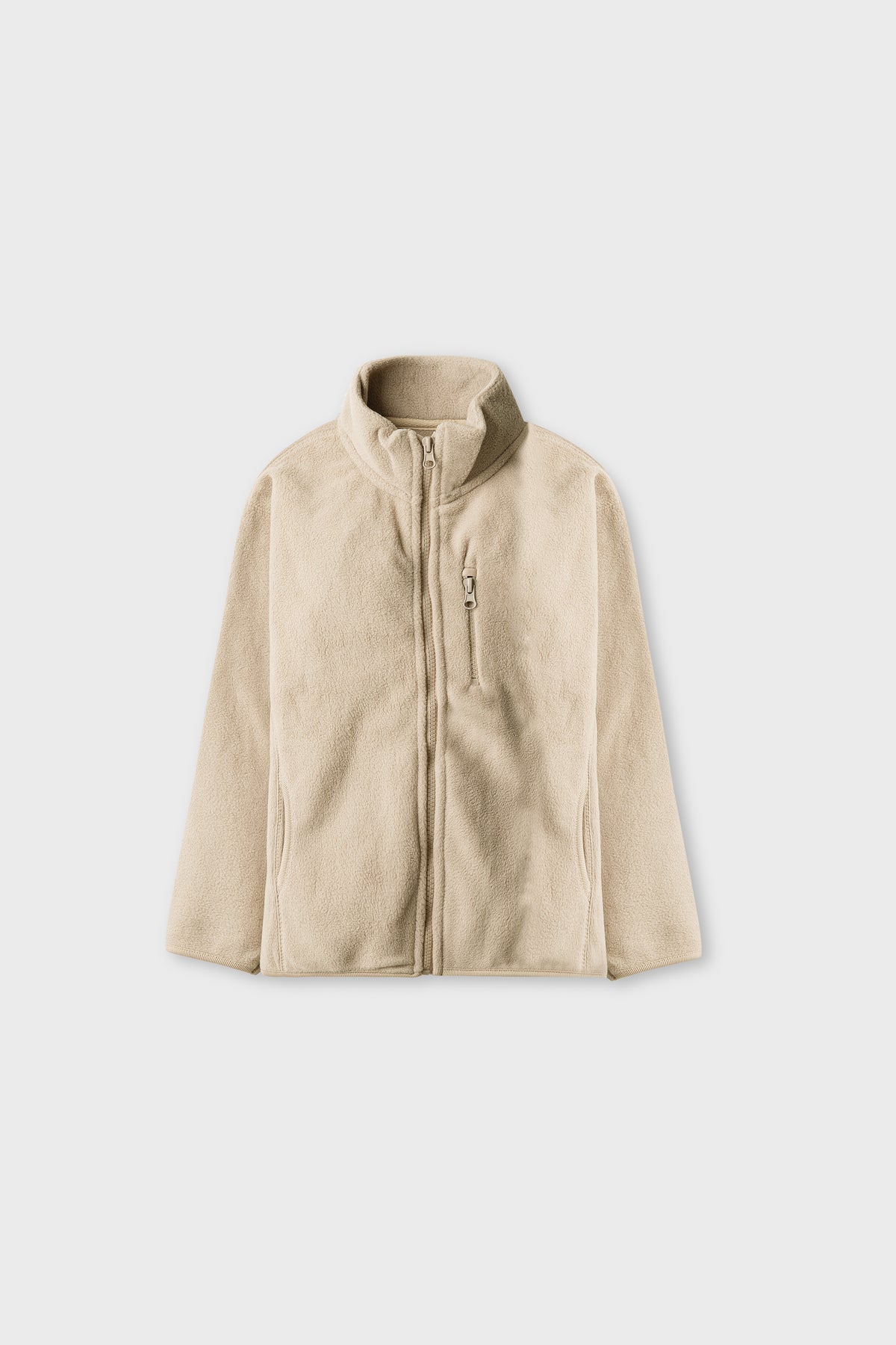 Girls Beige Heritage Fleece Jacket