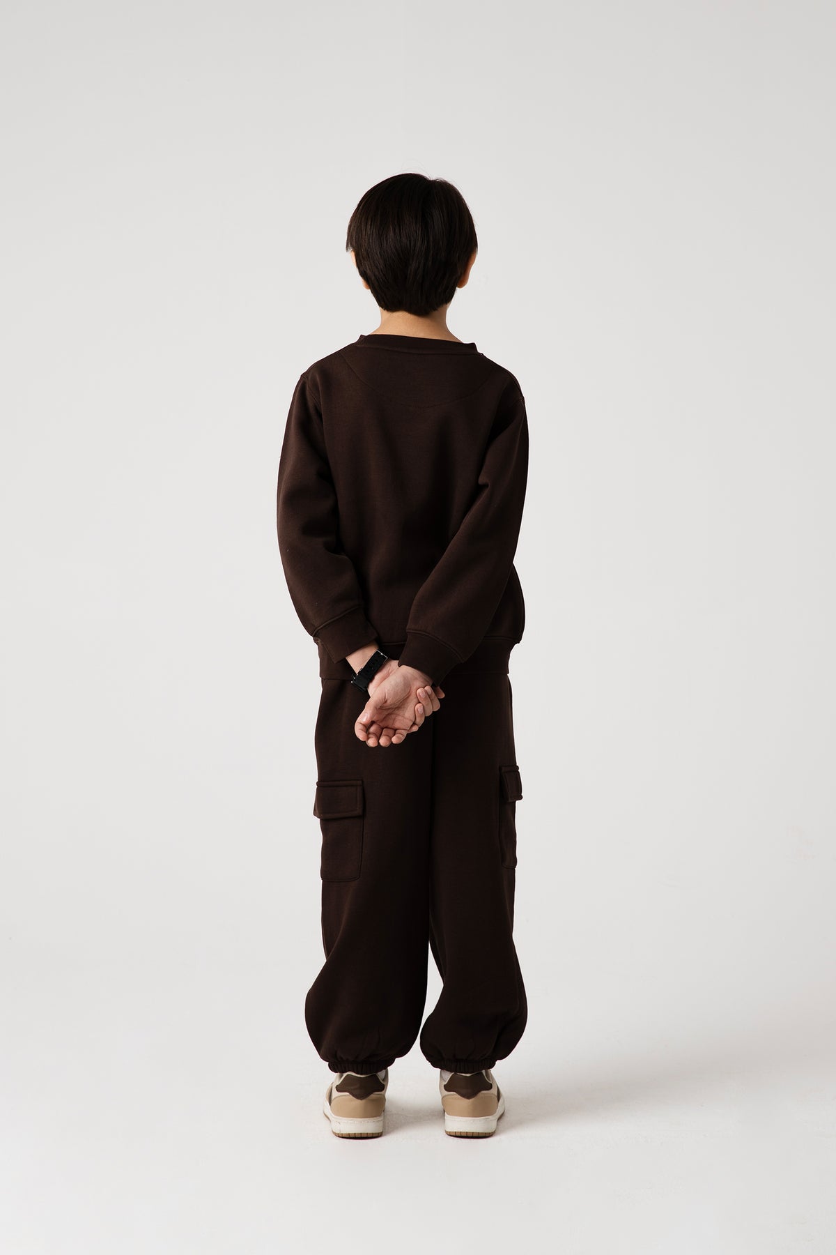 Boys Signature Cocoa Fleece Co-ord Set