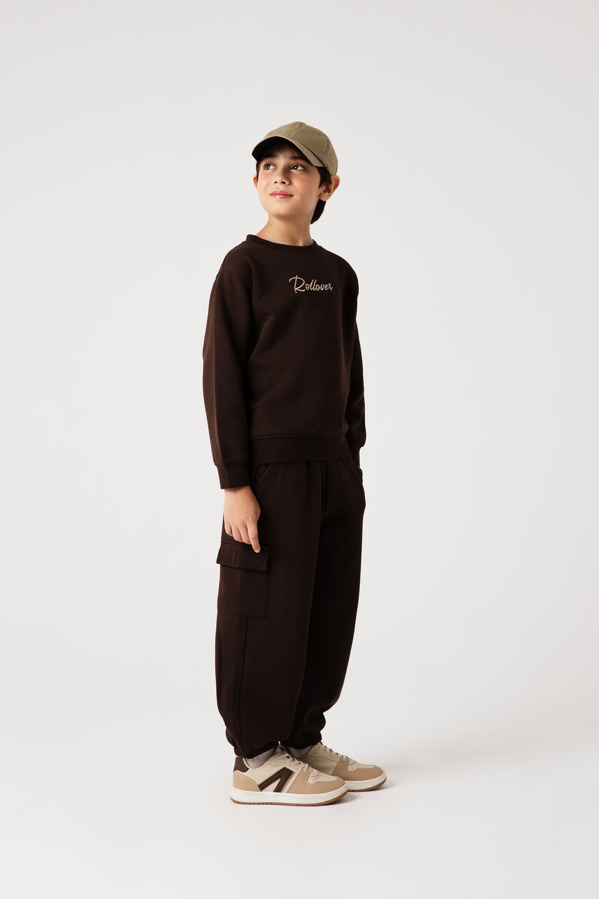 Boys Signature Cocoa Fleece Co-ord Set