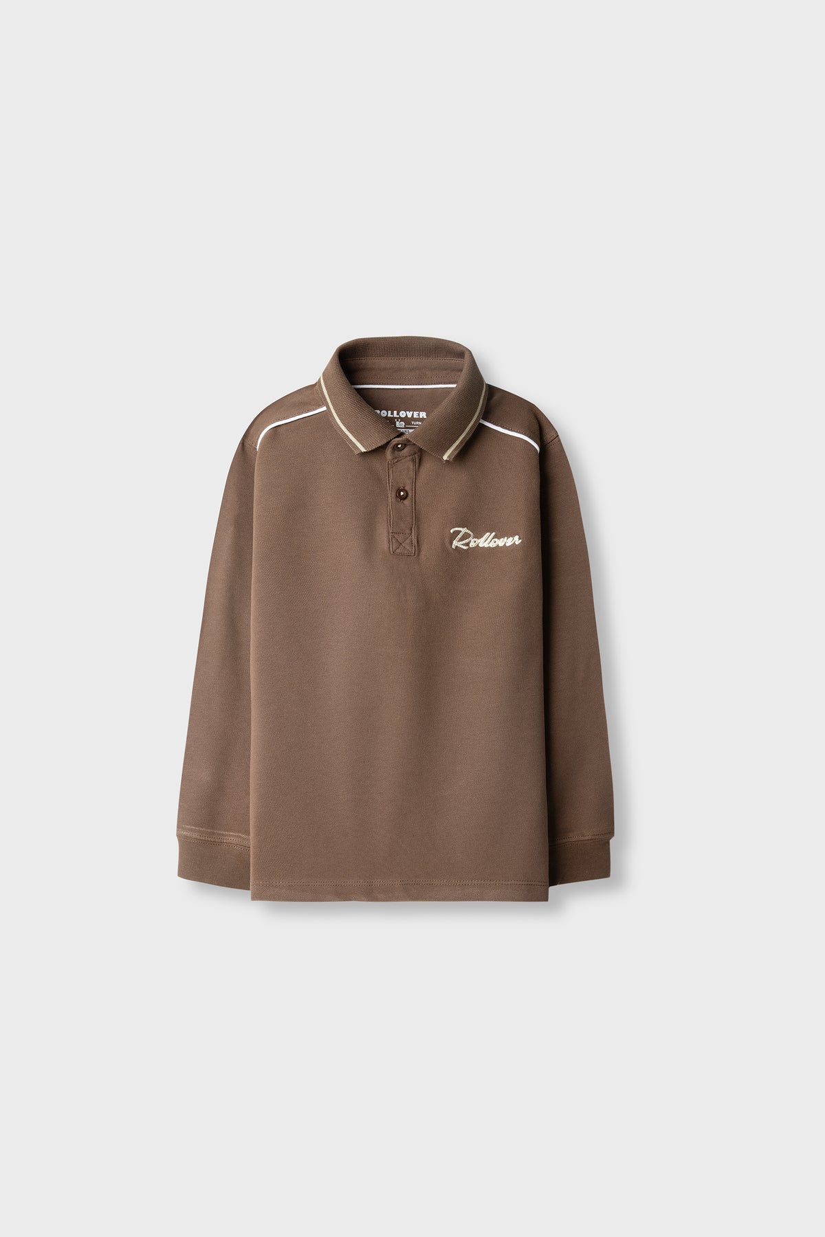 Boys Signature Dark Brown Pique Polo