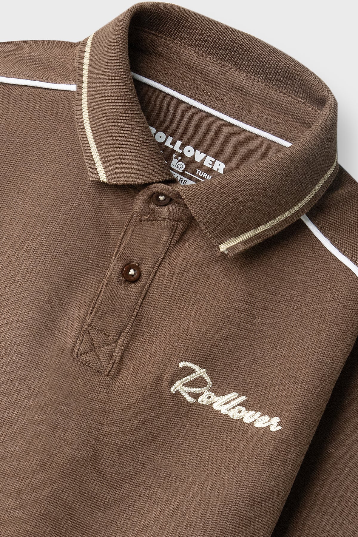 Boys Signature Dark Brown Pique Polo