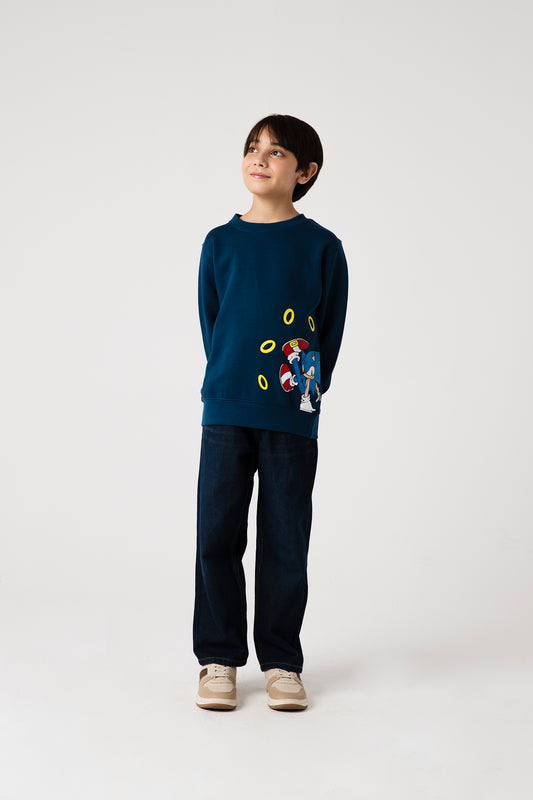 Boys Sonic Rush Fleece Sweatshirt