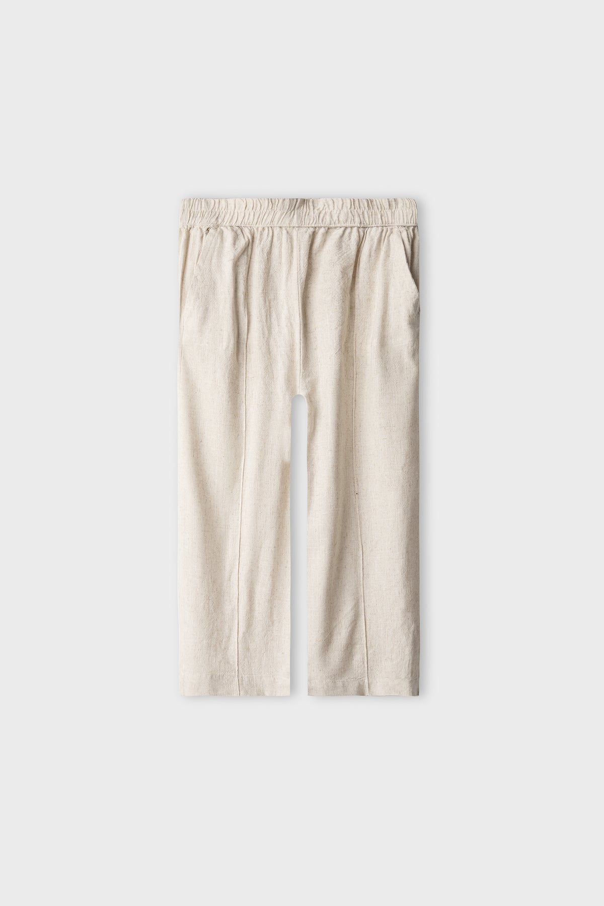 Natural Grace Beige Cotton Culottes